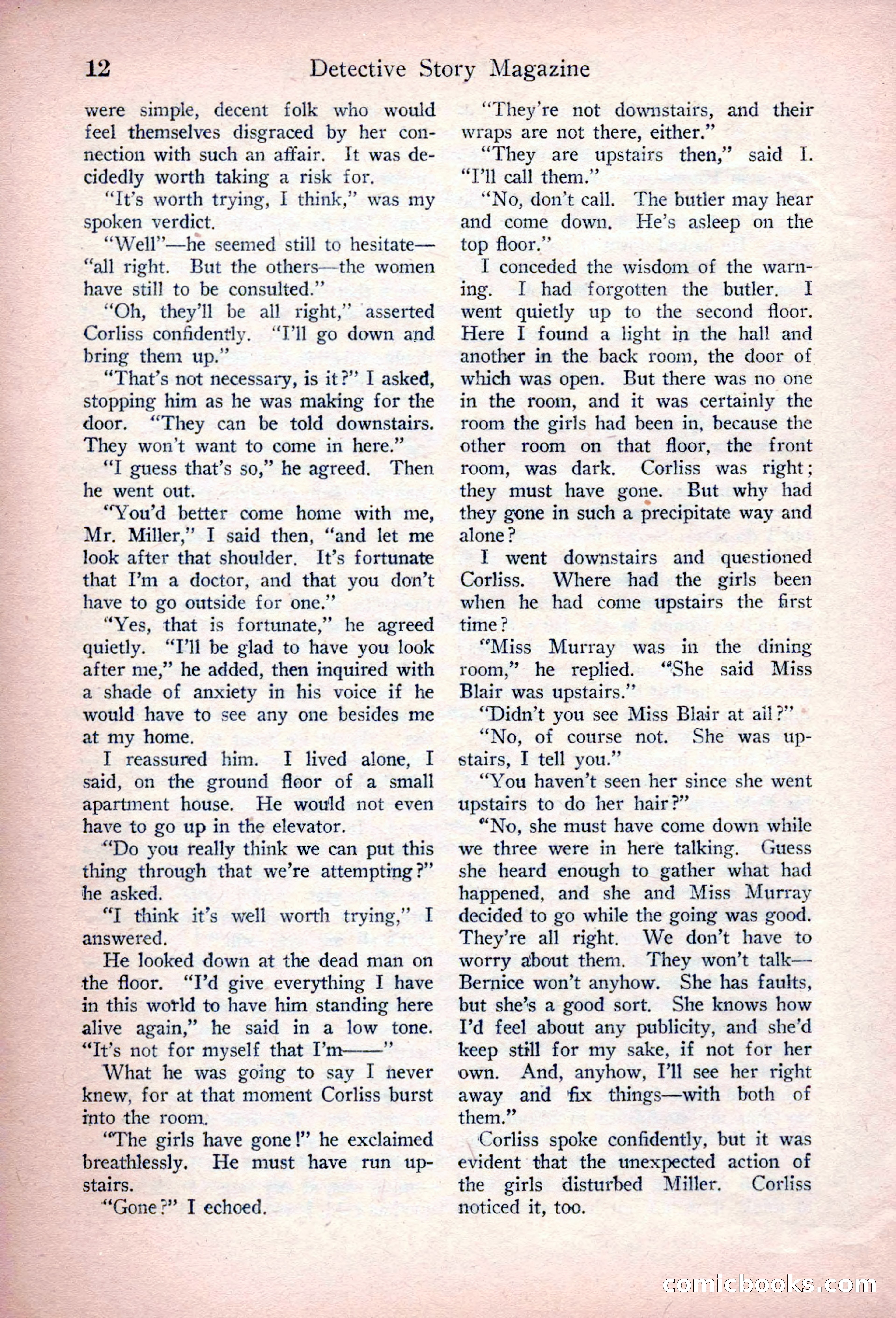 Detective Story Magazine, March 3, 1923 — page 22 of 172
