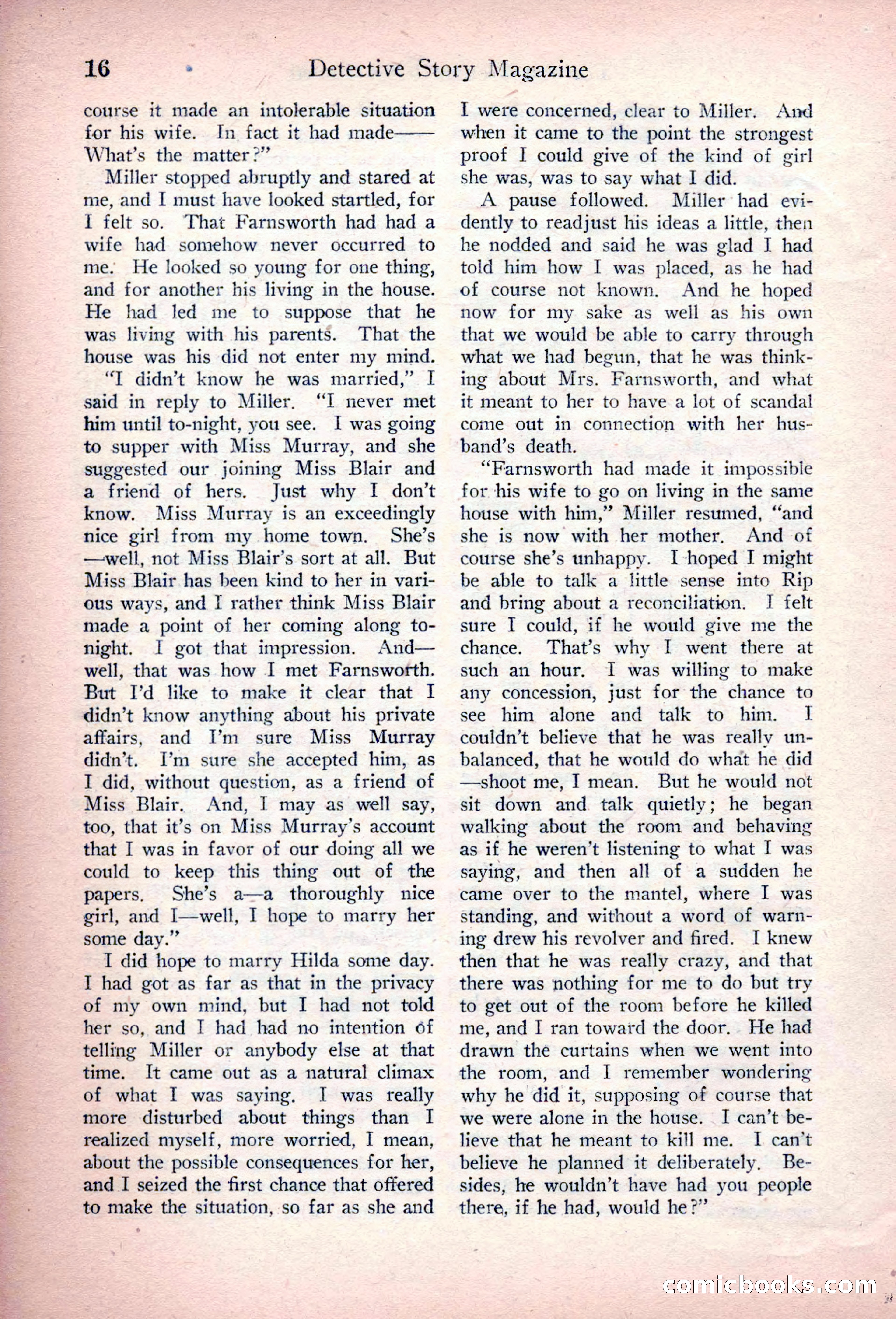 Detective Story Magazine, March 3, 1923 — page 26 of 172