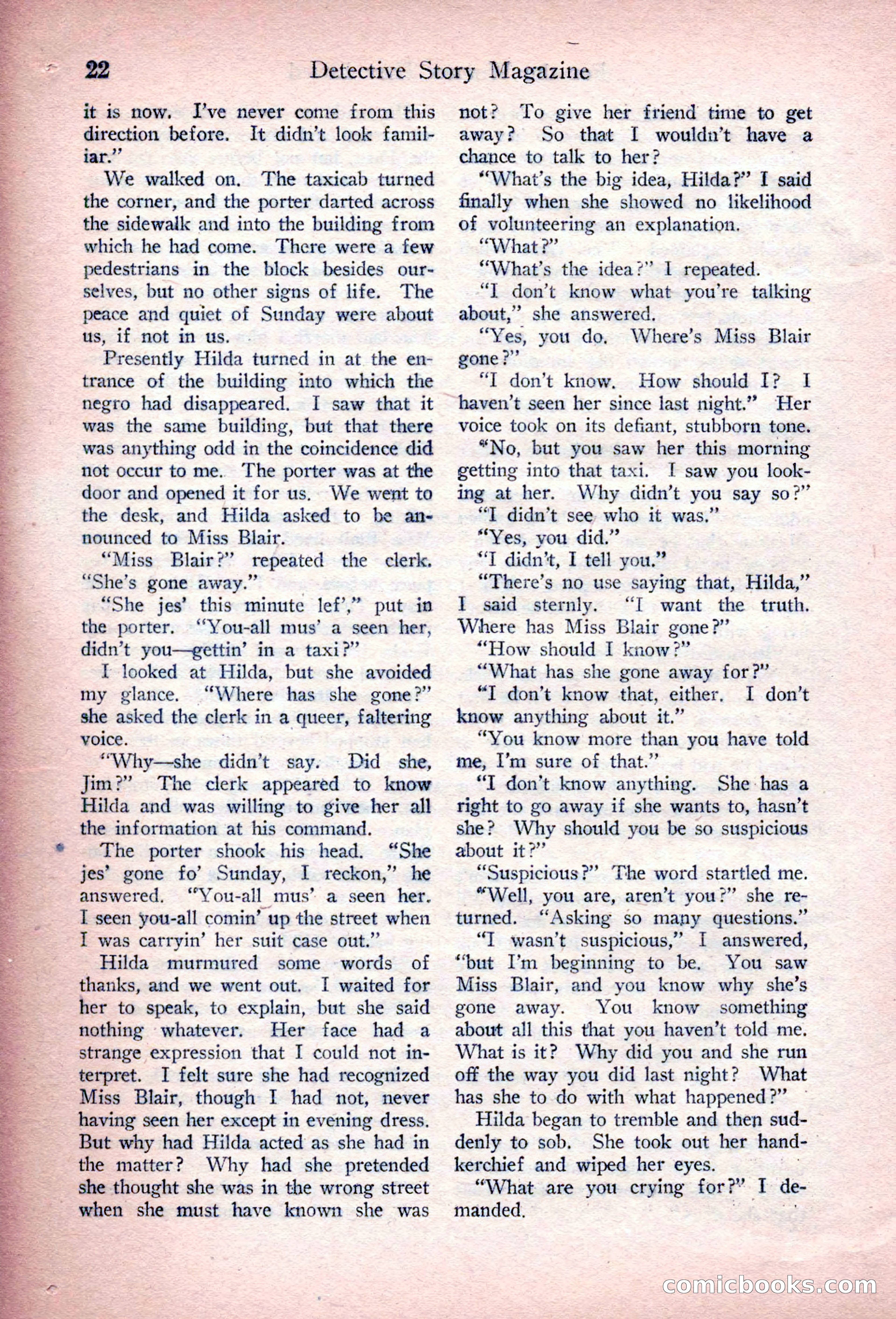 Detective Story Magazine, March 3, 1923 — page 32 of 172