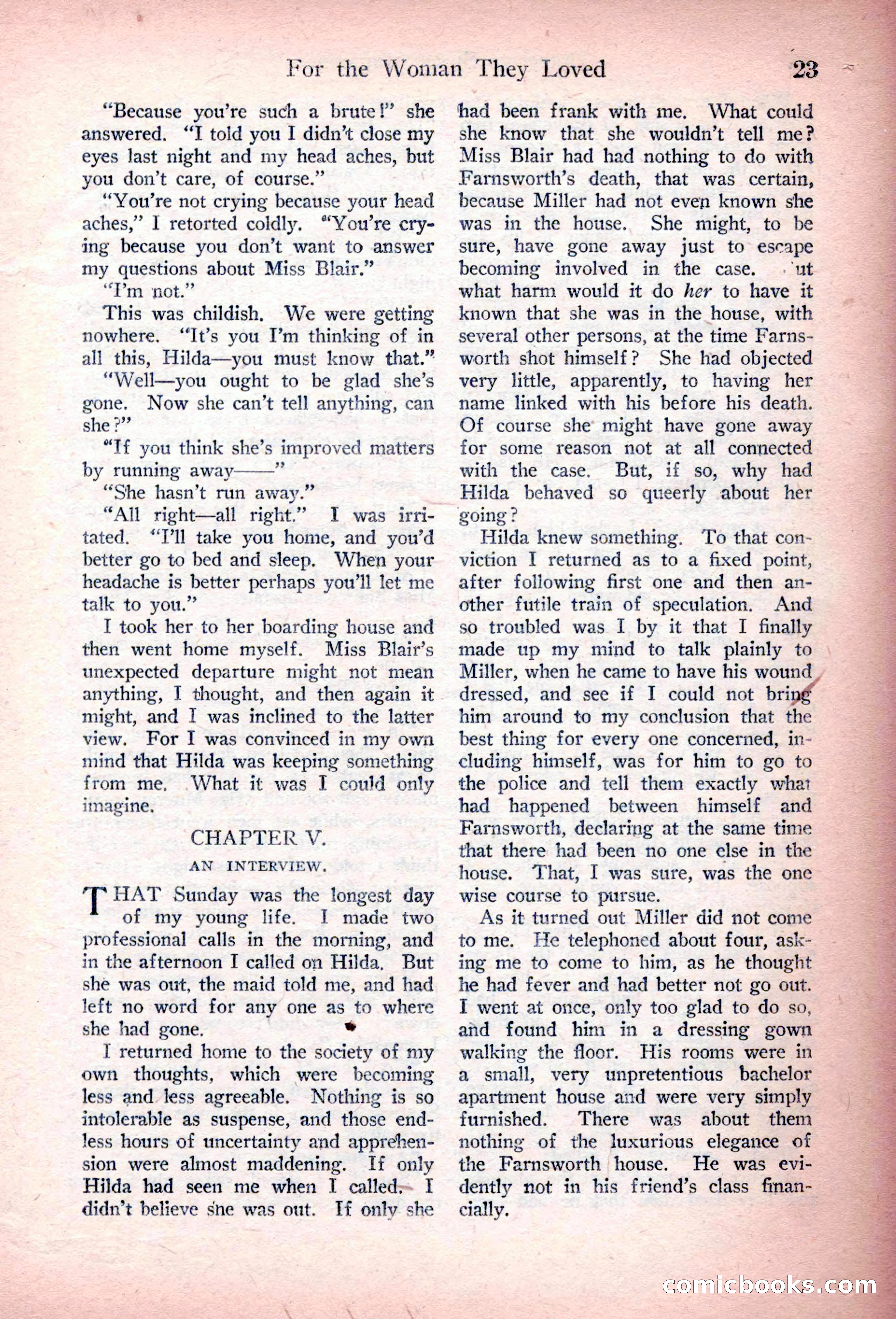 Detective Story Magazine, March 3, 1923 — page 33 of 172