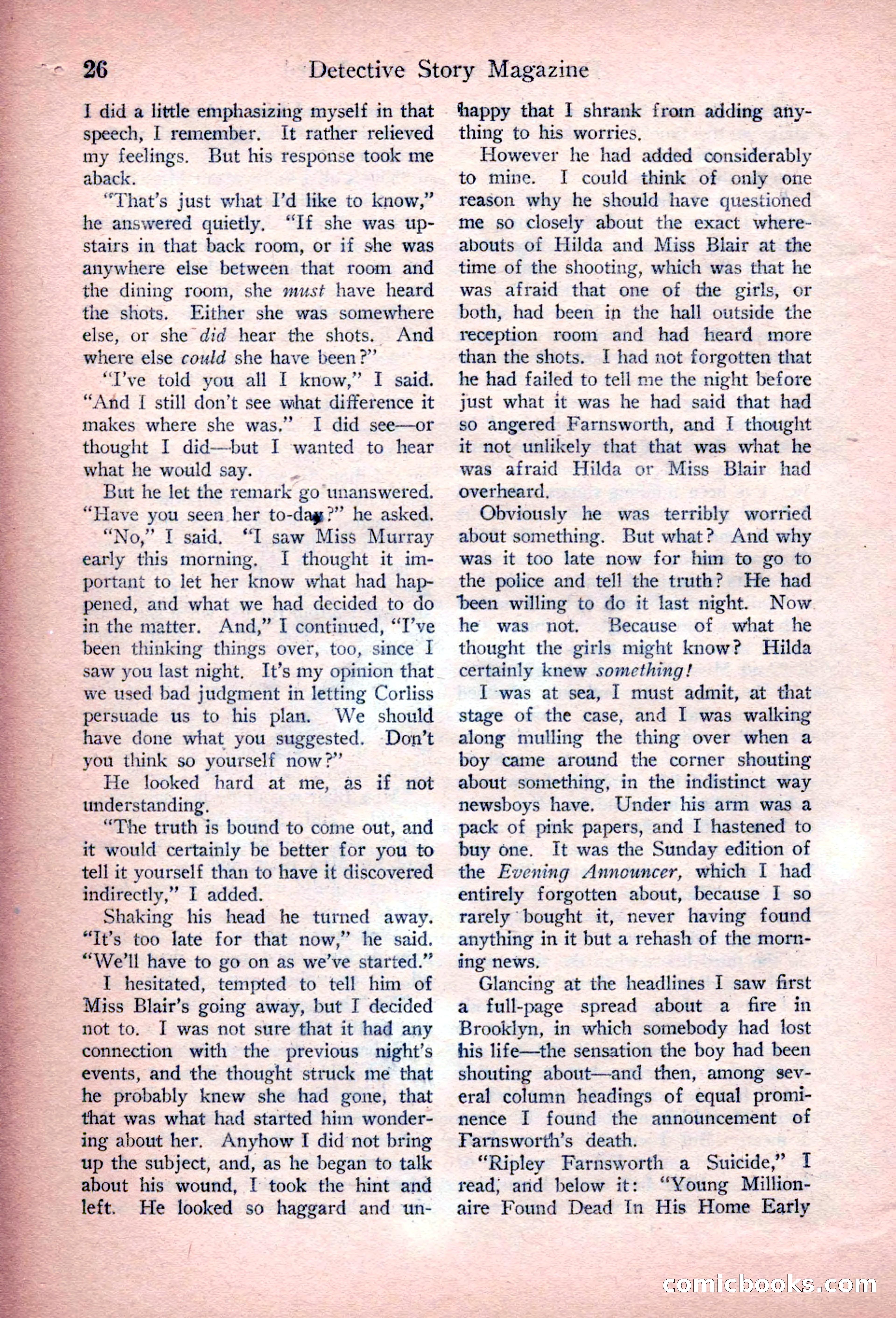 Detective Story Magazine, March 3, 1923 — page 36 of 172