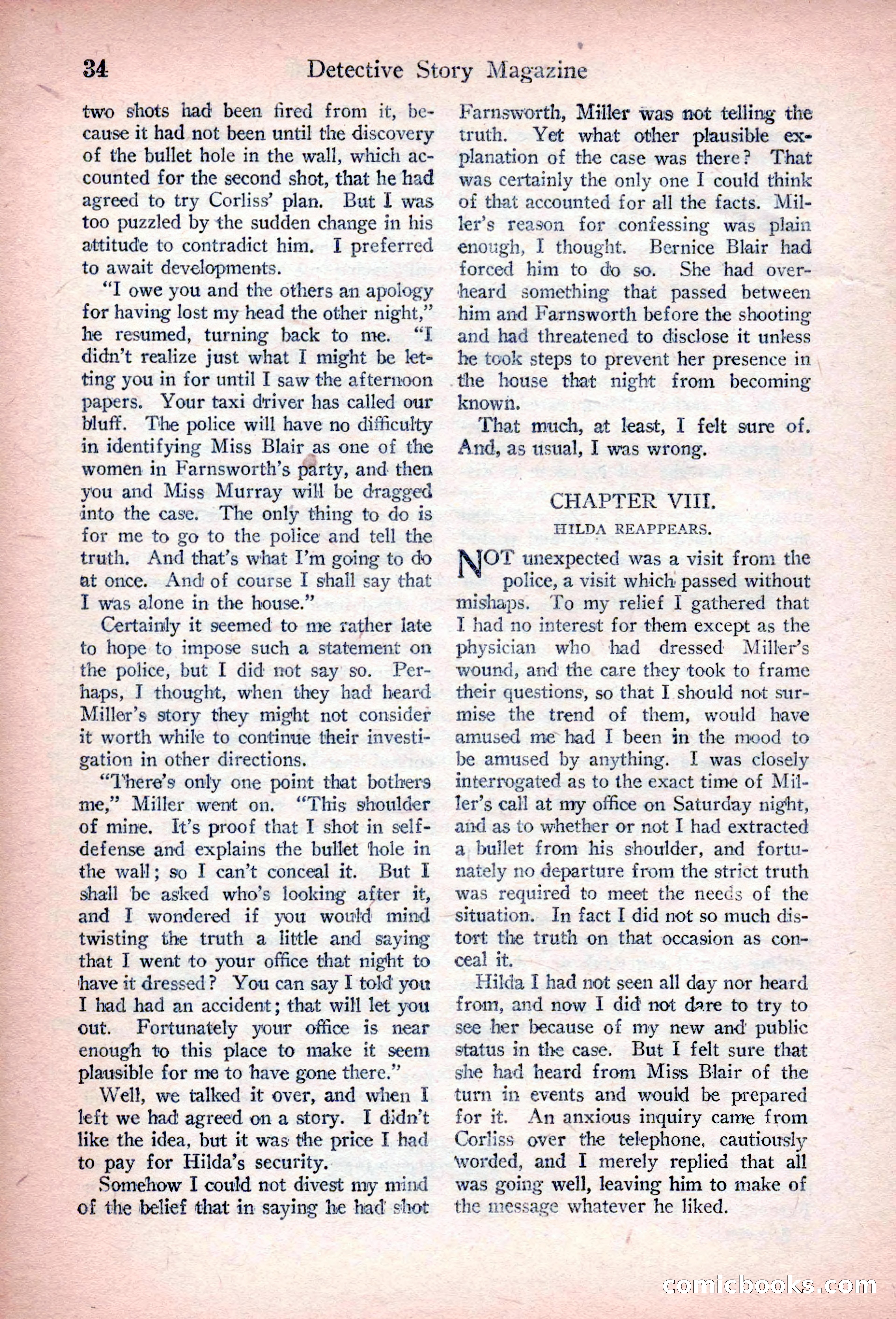 Detective Story Magazine, March 3, 1923 — page 44 of 172