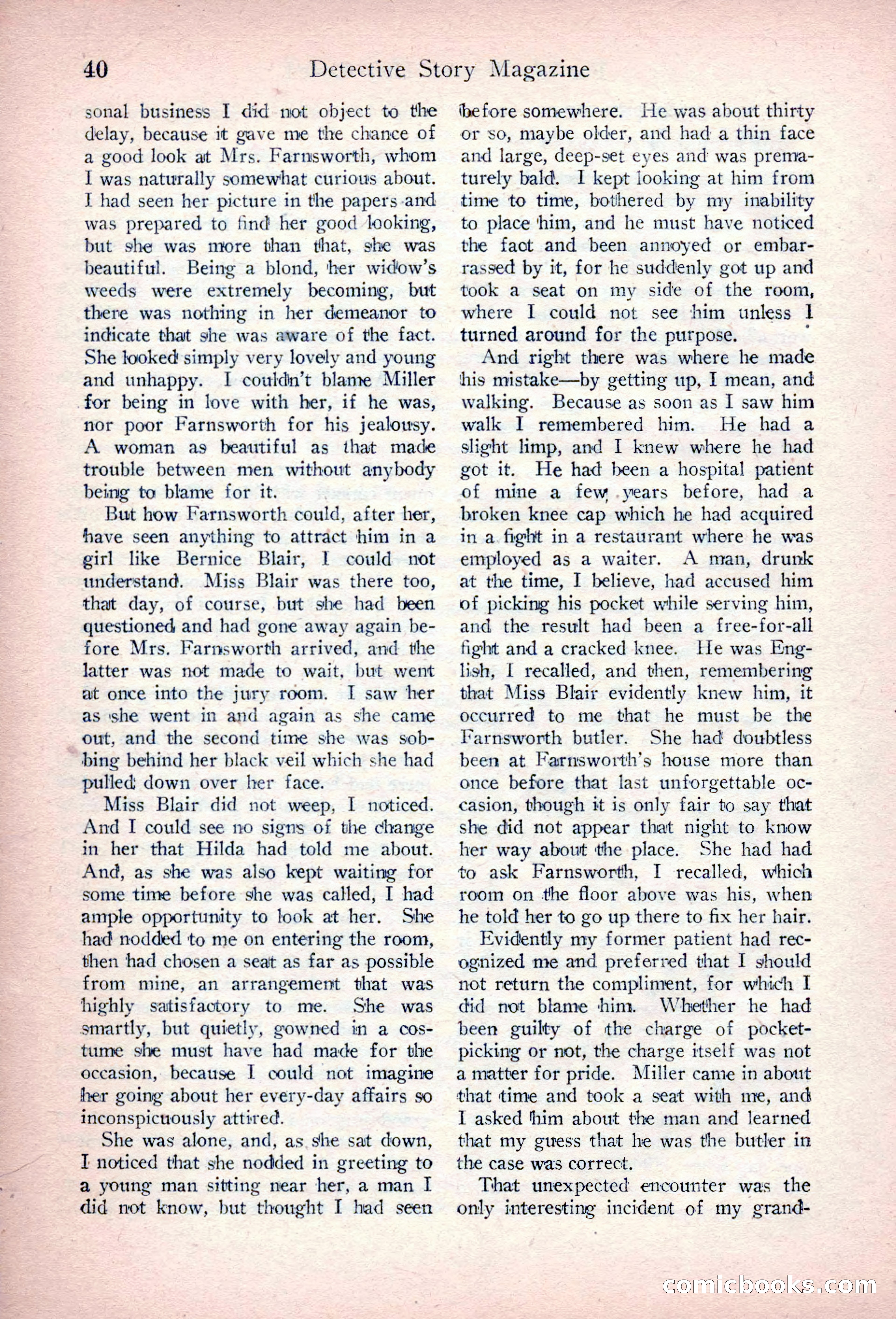 Detective Story Magazine, March 3, 1923 — page 50 of 172
