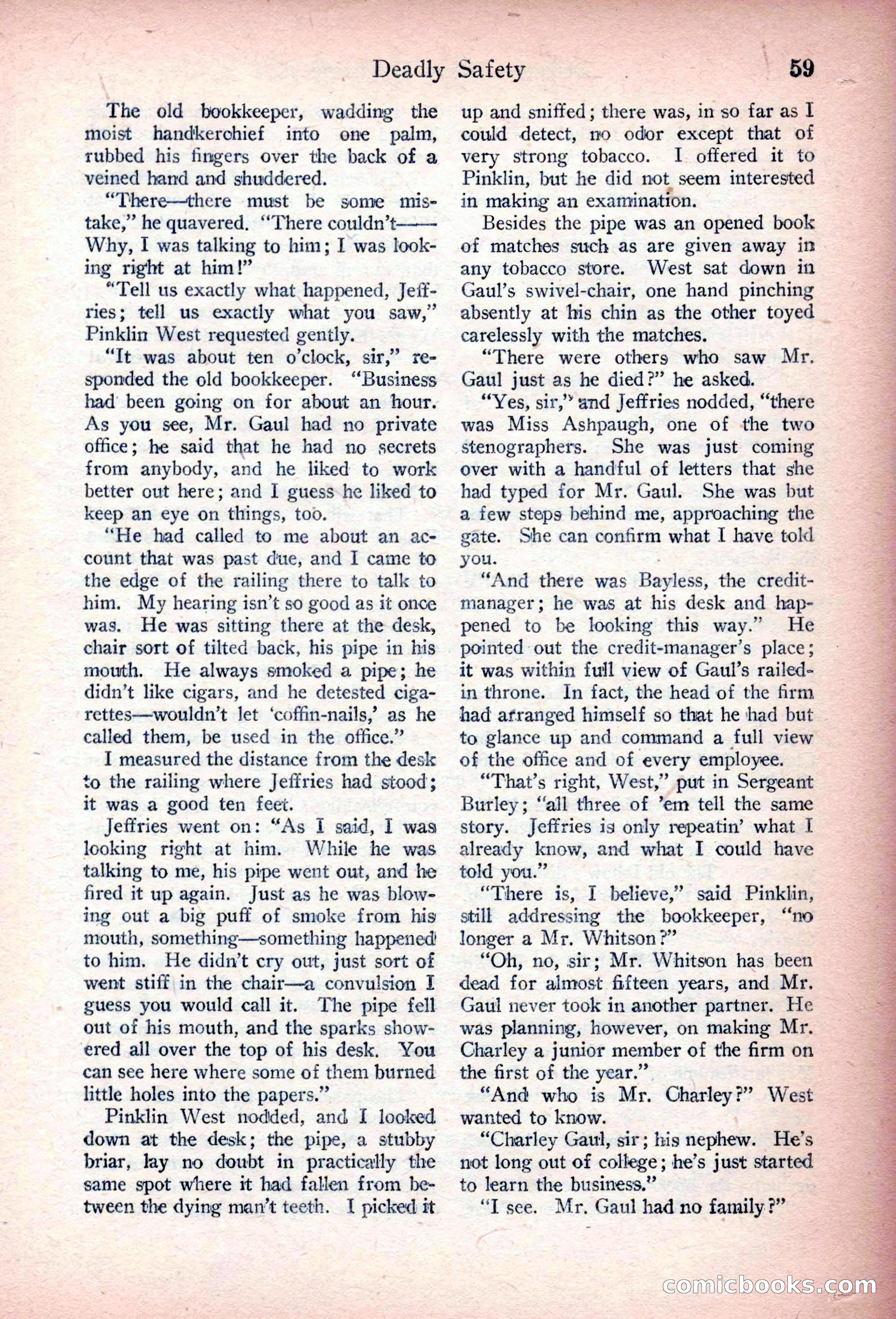 Detective Story Magazine, March 3, 1923 — page 69 of 172