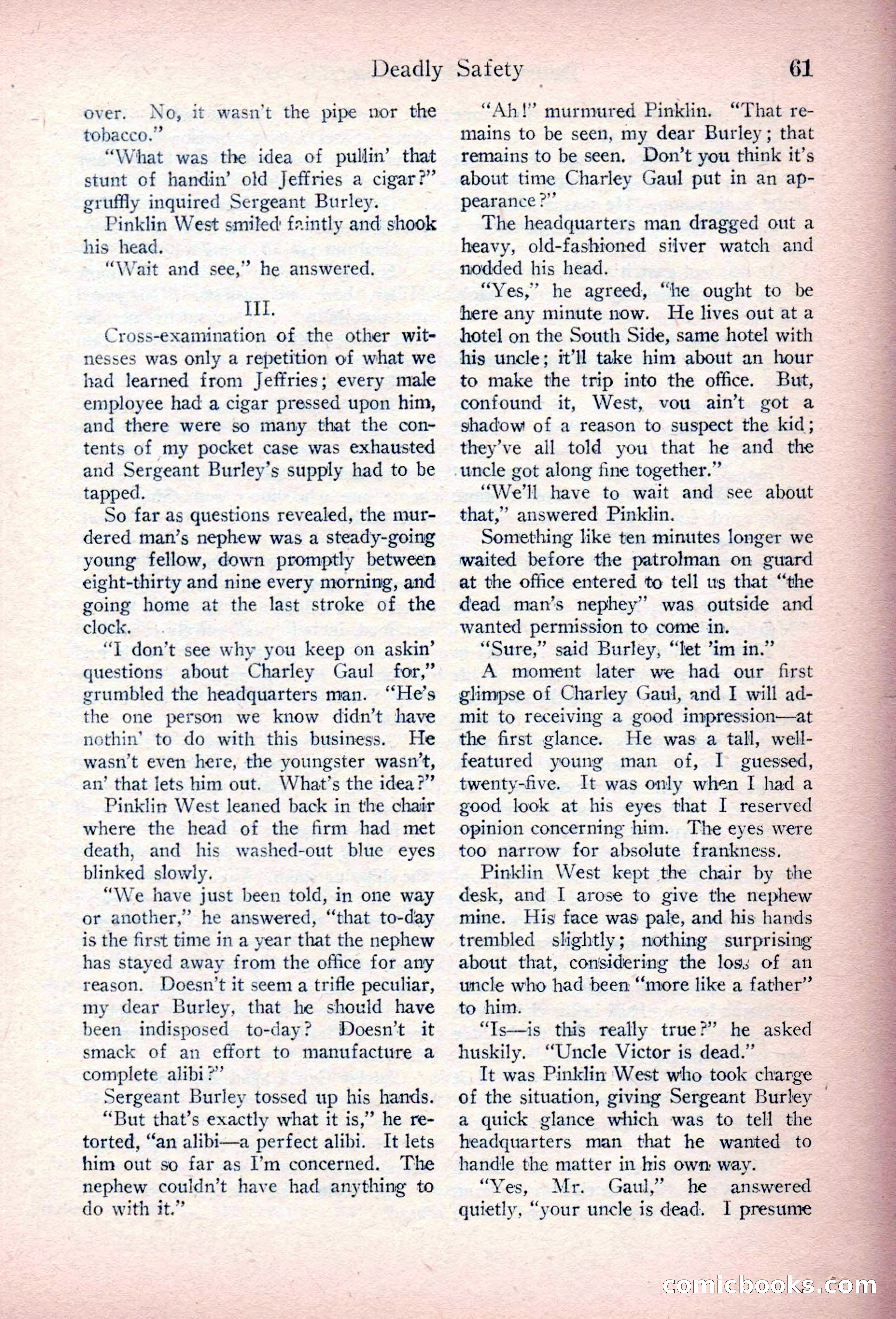 Detective Story Magazine, March 3, 1923 — page 71 of 172
