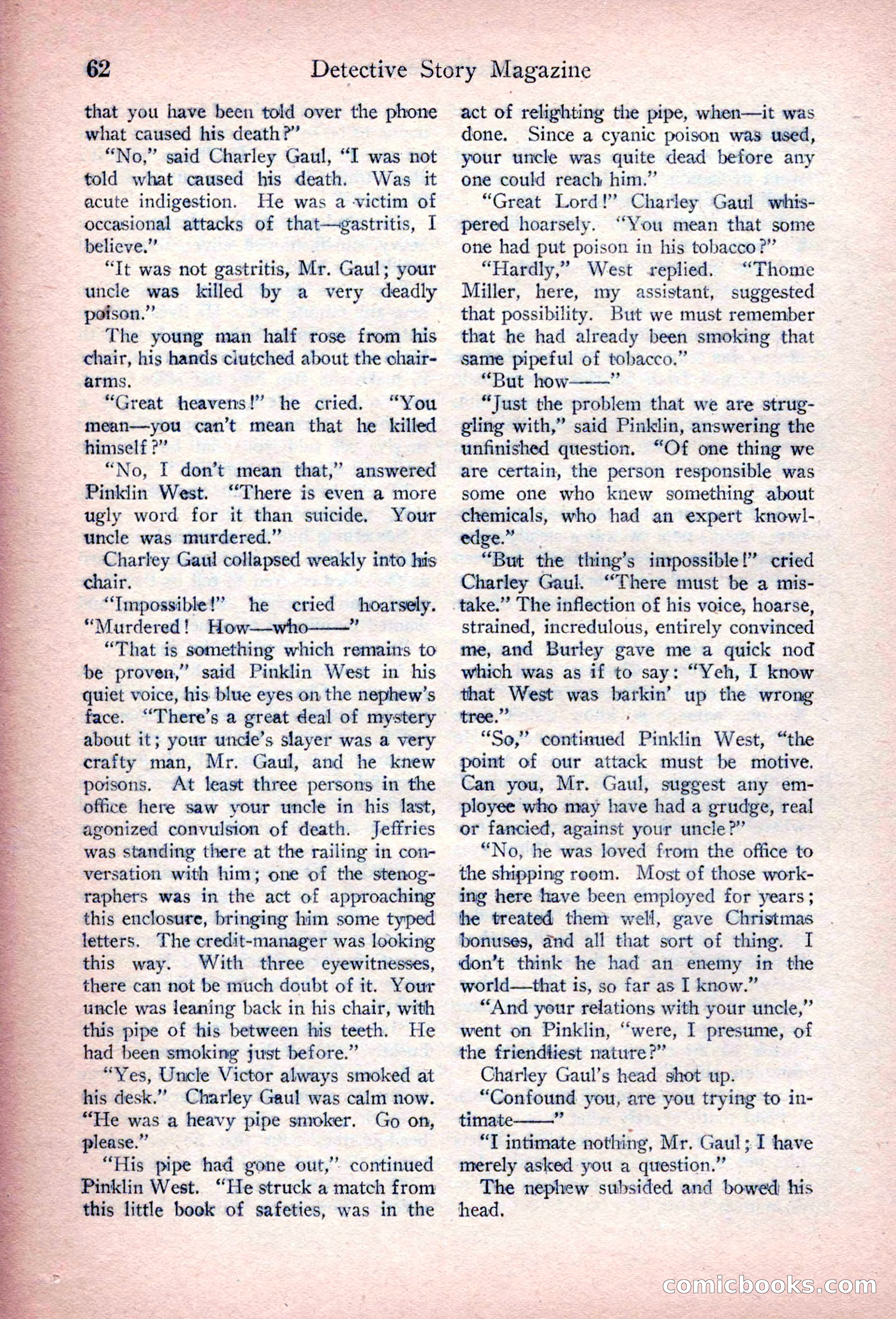 Detective Story Magazine, March 3, 1923 — page 72 of 172