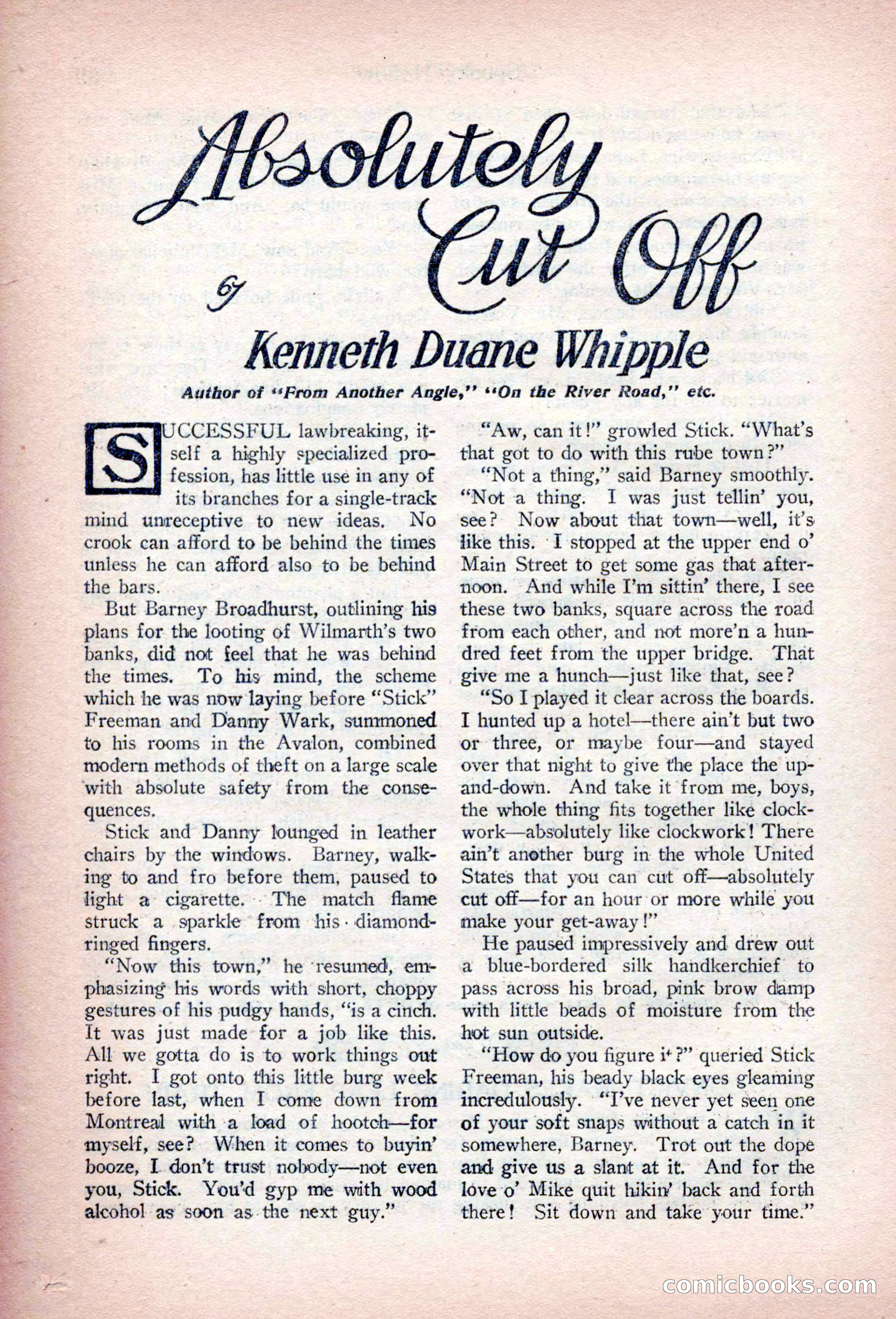 Detective Story Magazine, March 3, 1923 — page 100 of 172