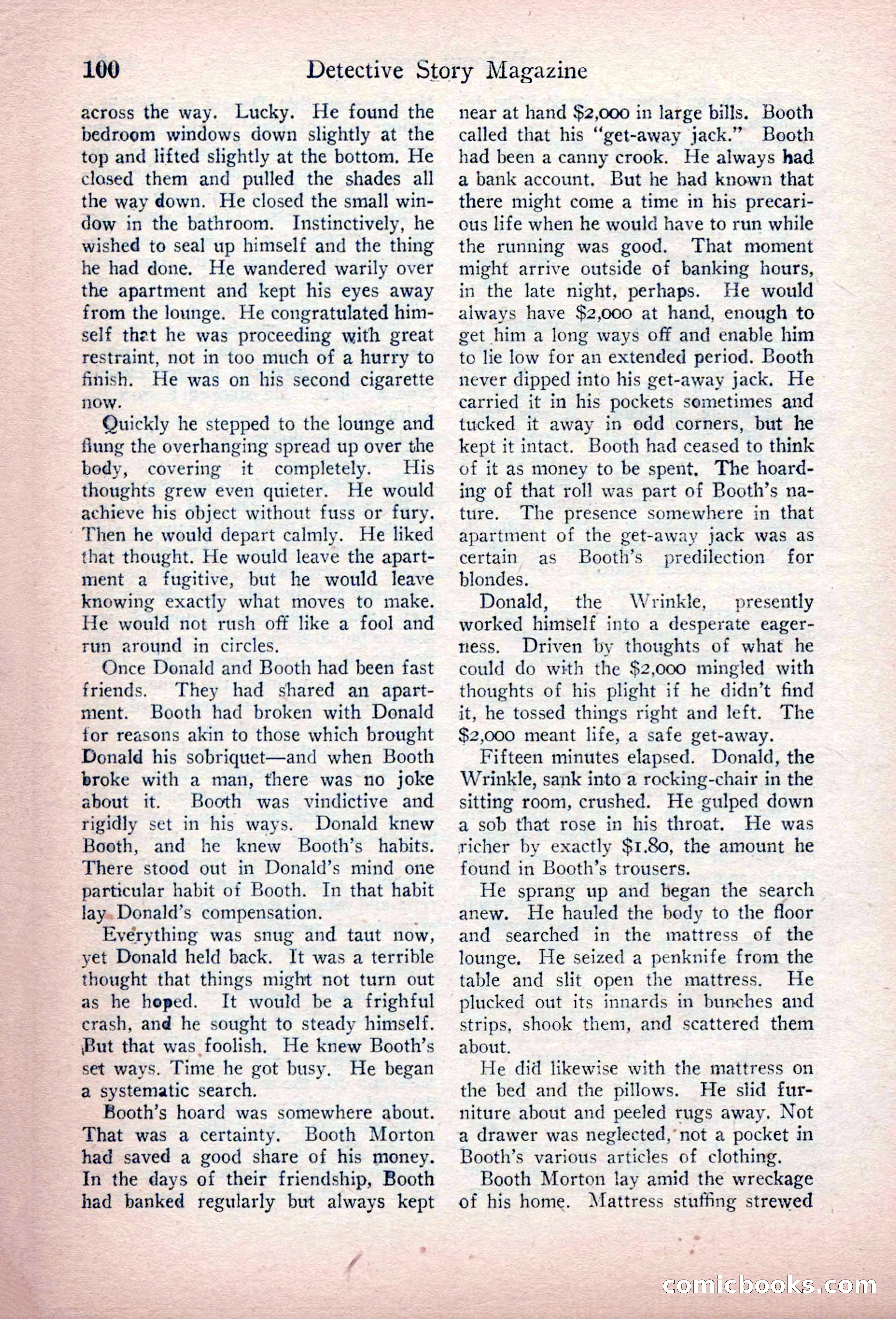 Detective Story Magazine, March 3, 1923 — page 110 of 172