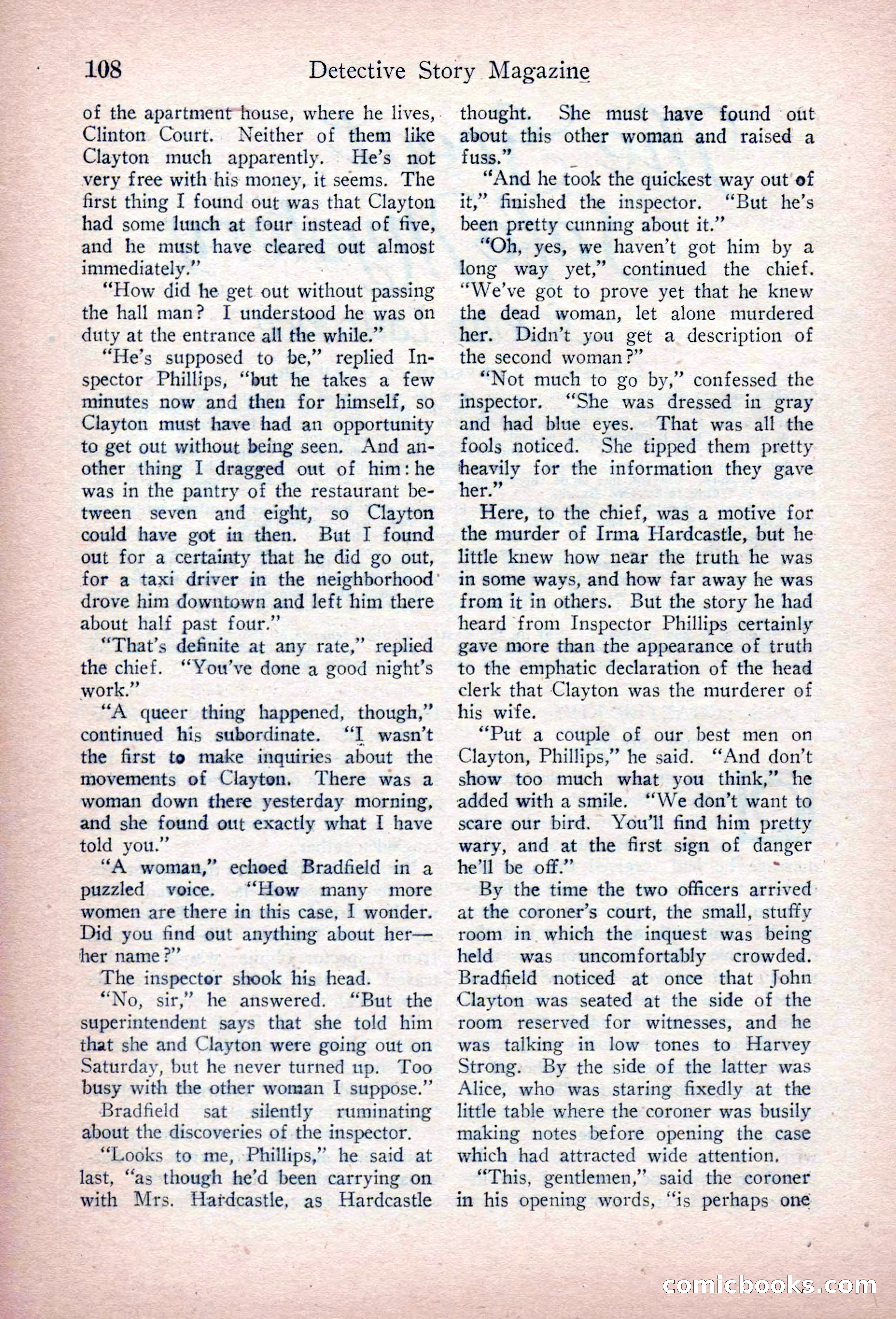 Detective Story Magazine, March 3, 1923 — page 118 of 172