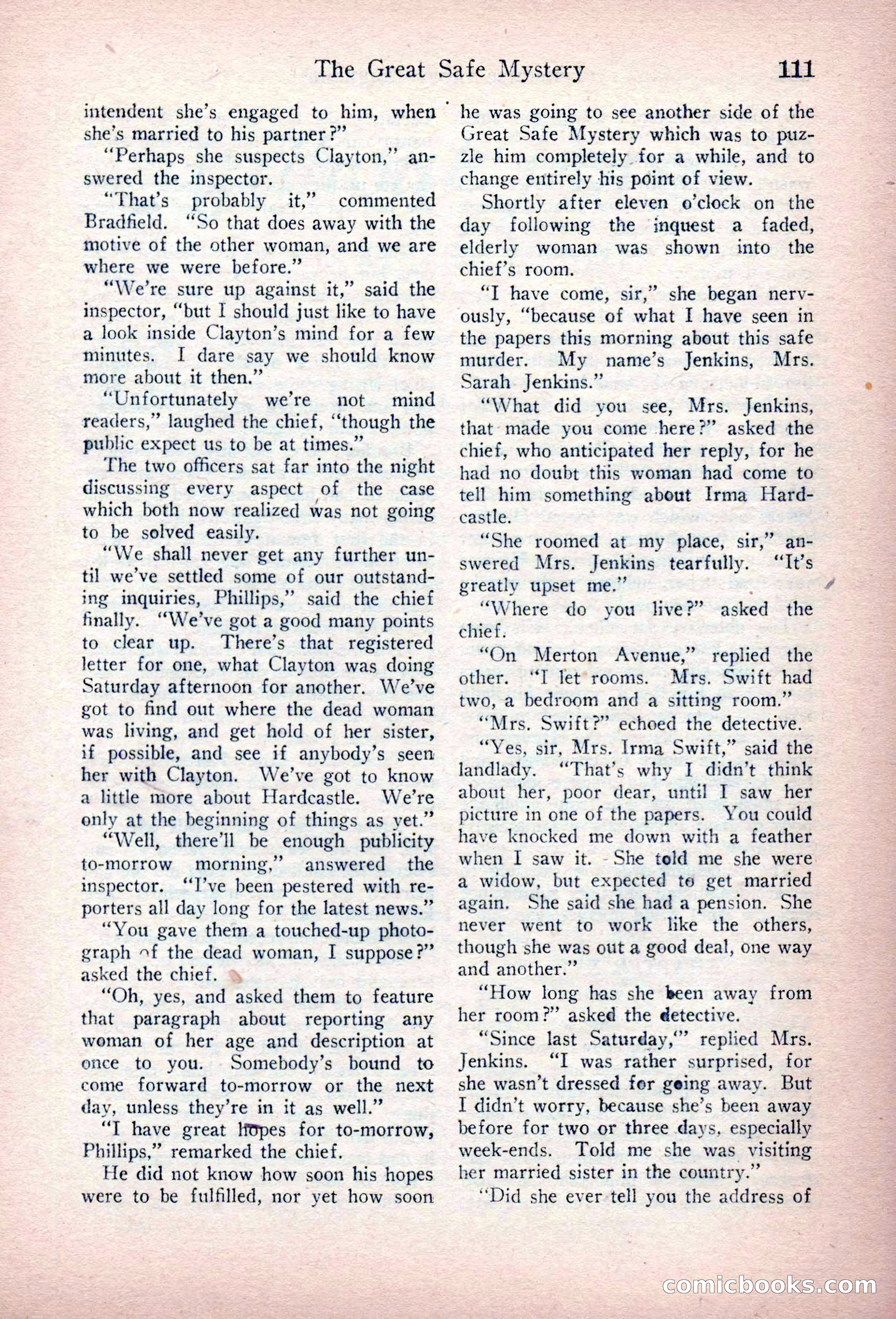 Detective Story Magazine, March 3, 1923 — page 121 of 172
