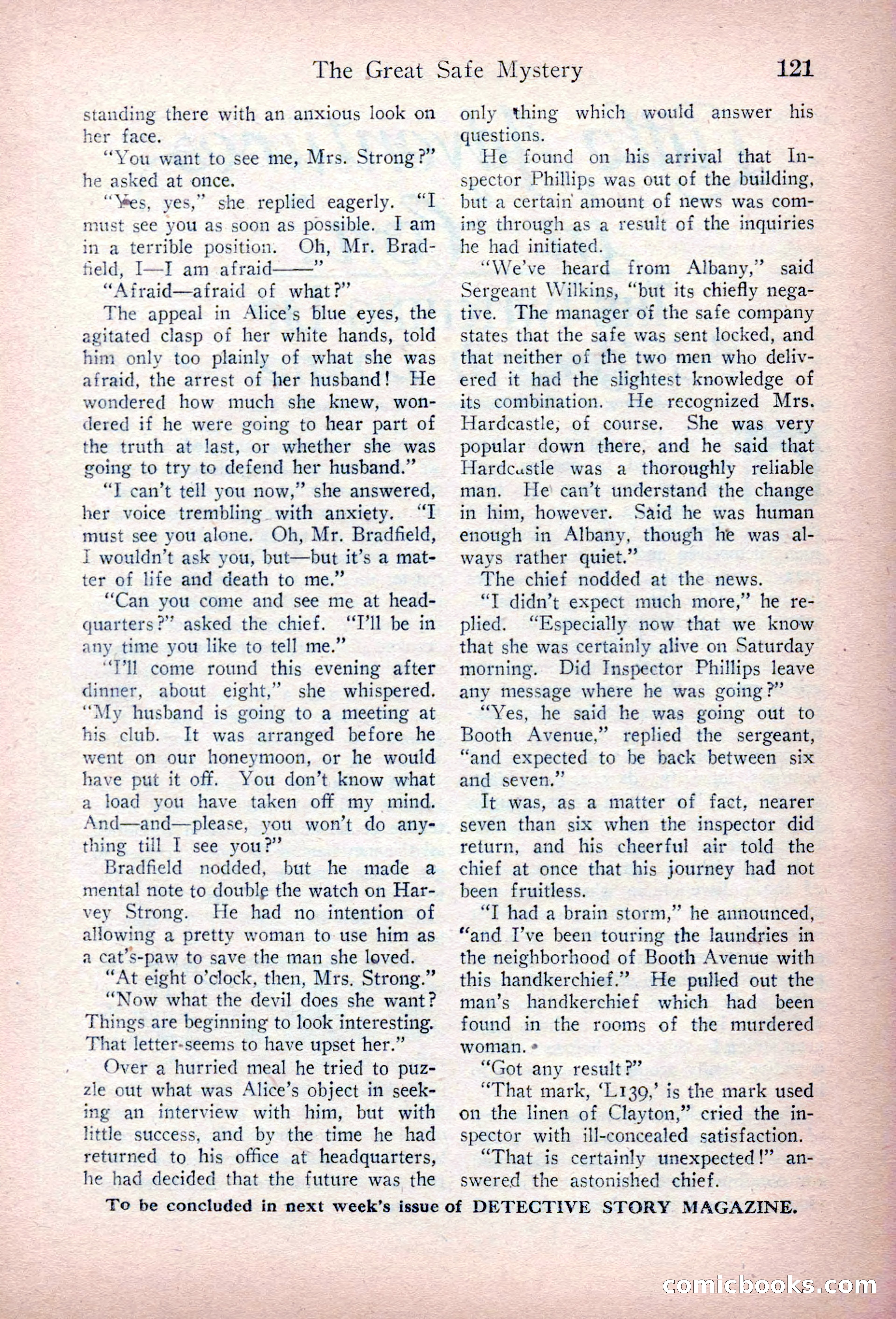 Detective Story Magazine, March 3, 1923 — page 131 of 172