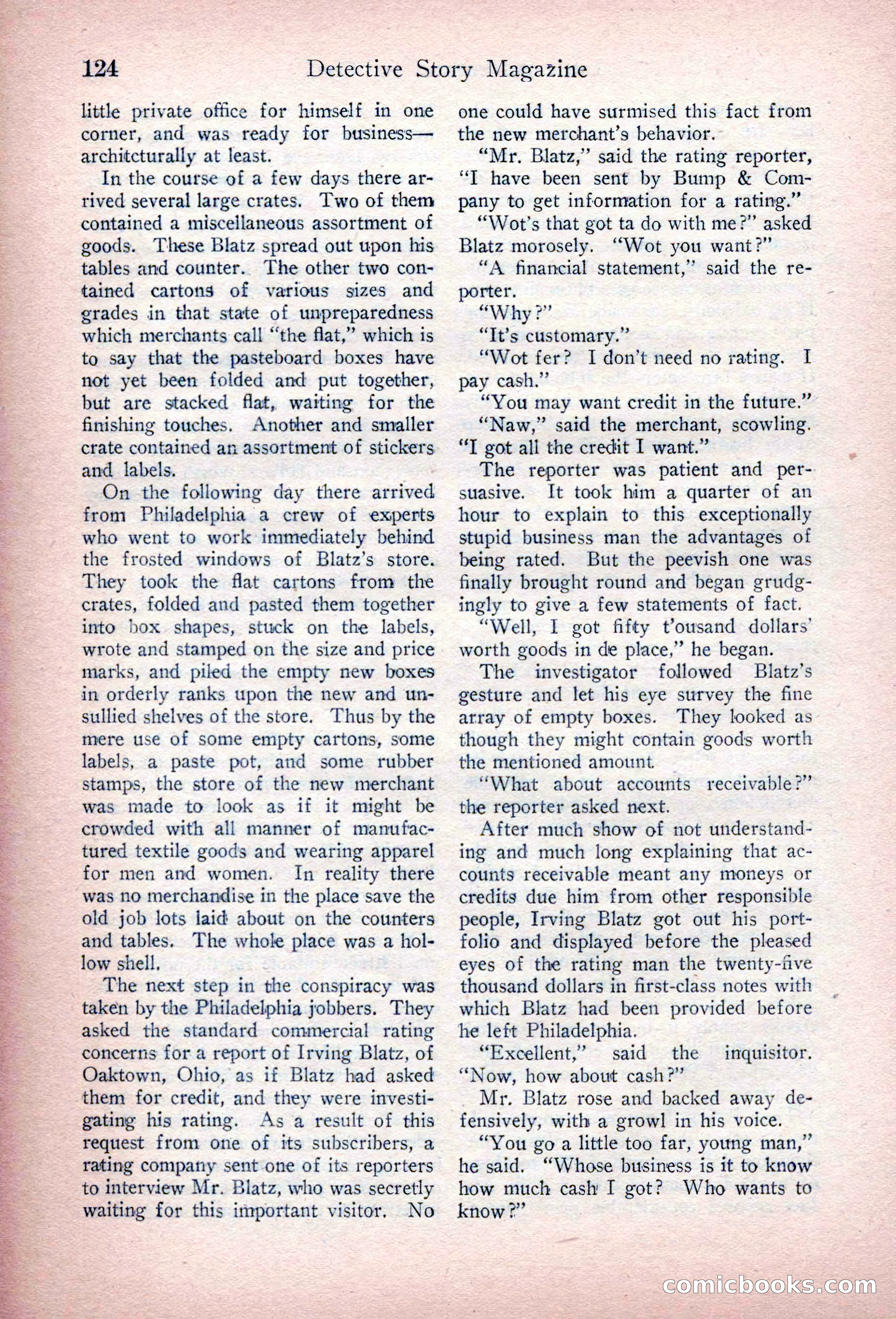 Detective Story Magazine, March 3, 1923 — page 134 of 172