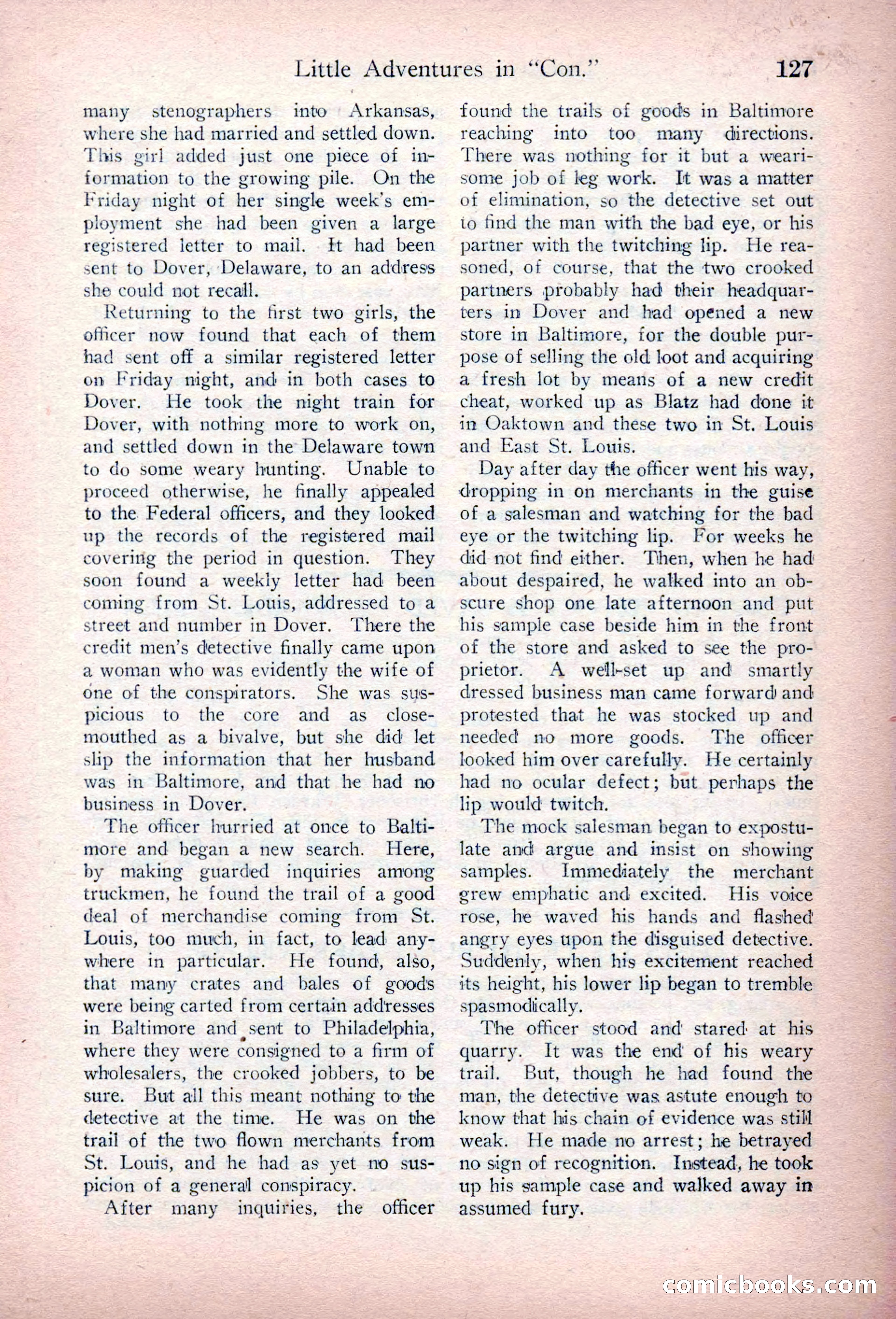Detective Story Magazine, March 3, 1923 — page 137 of 172