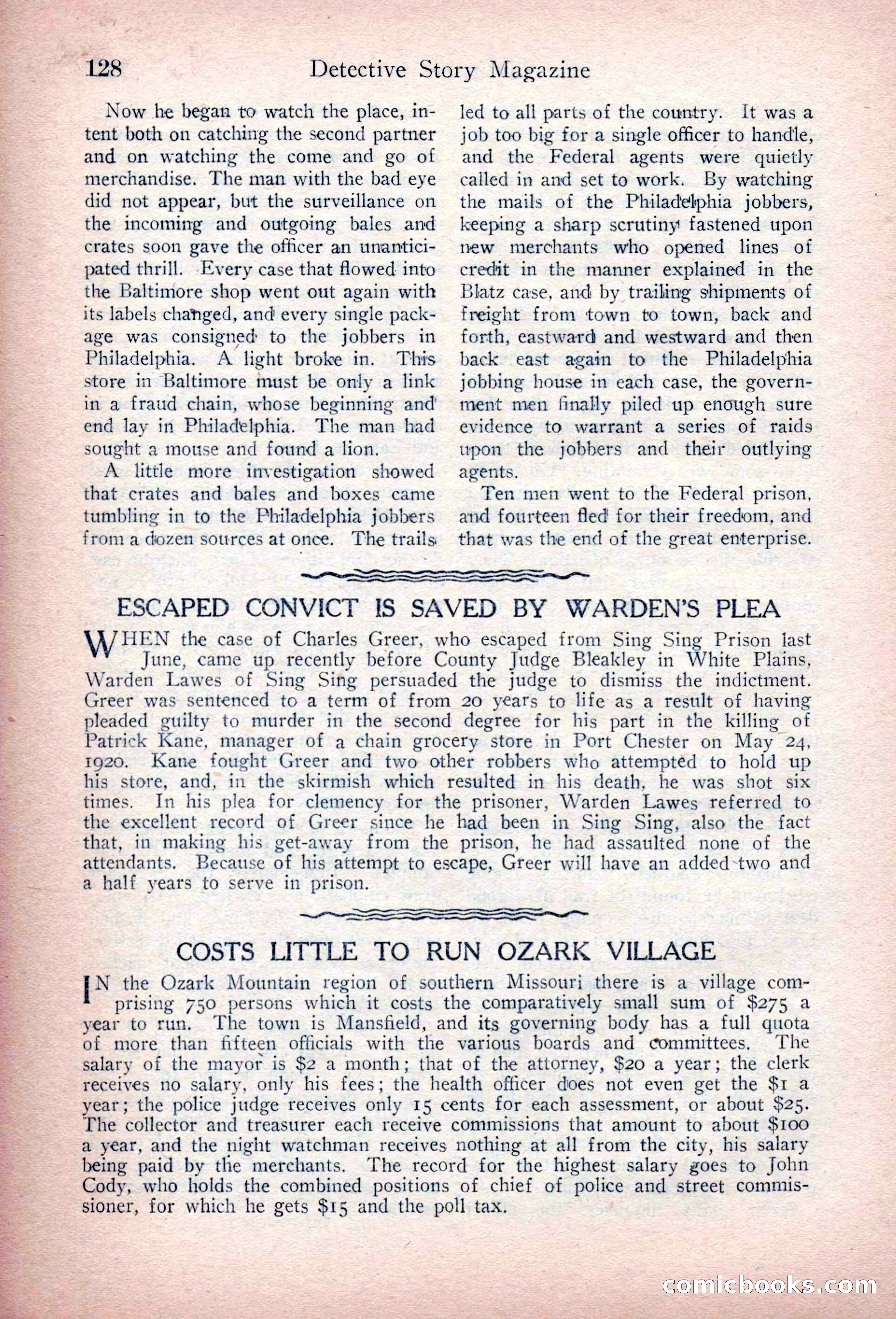 Detective Story Magazine, March 3, 1923 — page 138 of 172