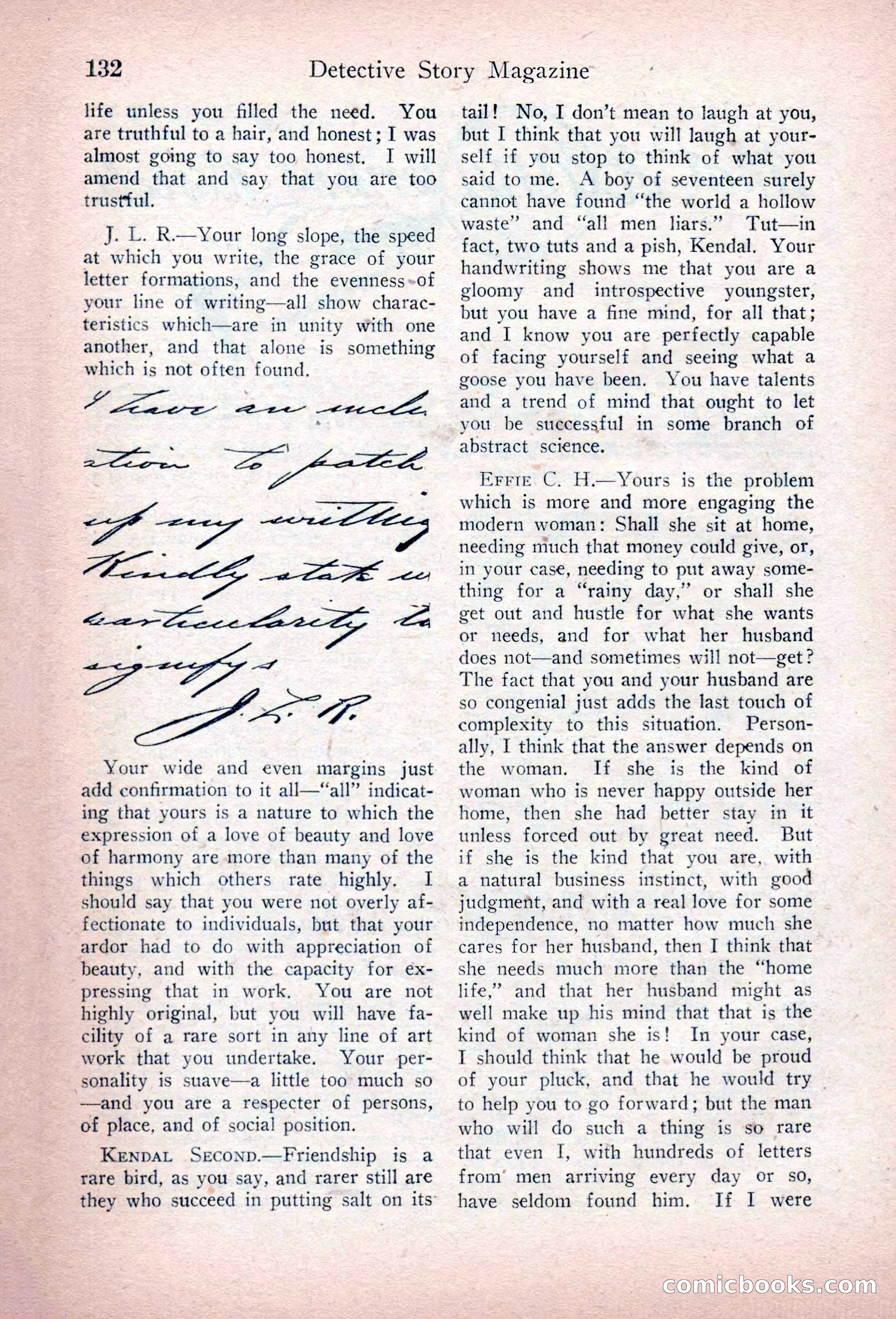 Detective Story Magazine, March 3, 1923 — page 142 of 172