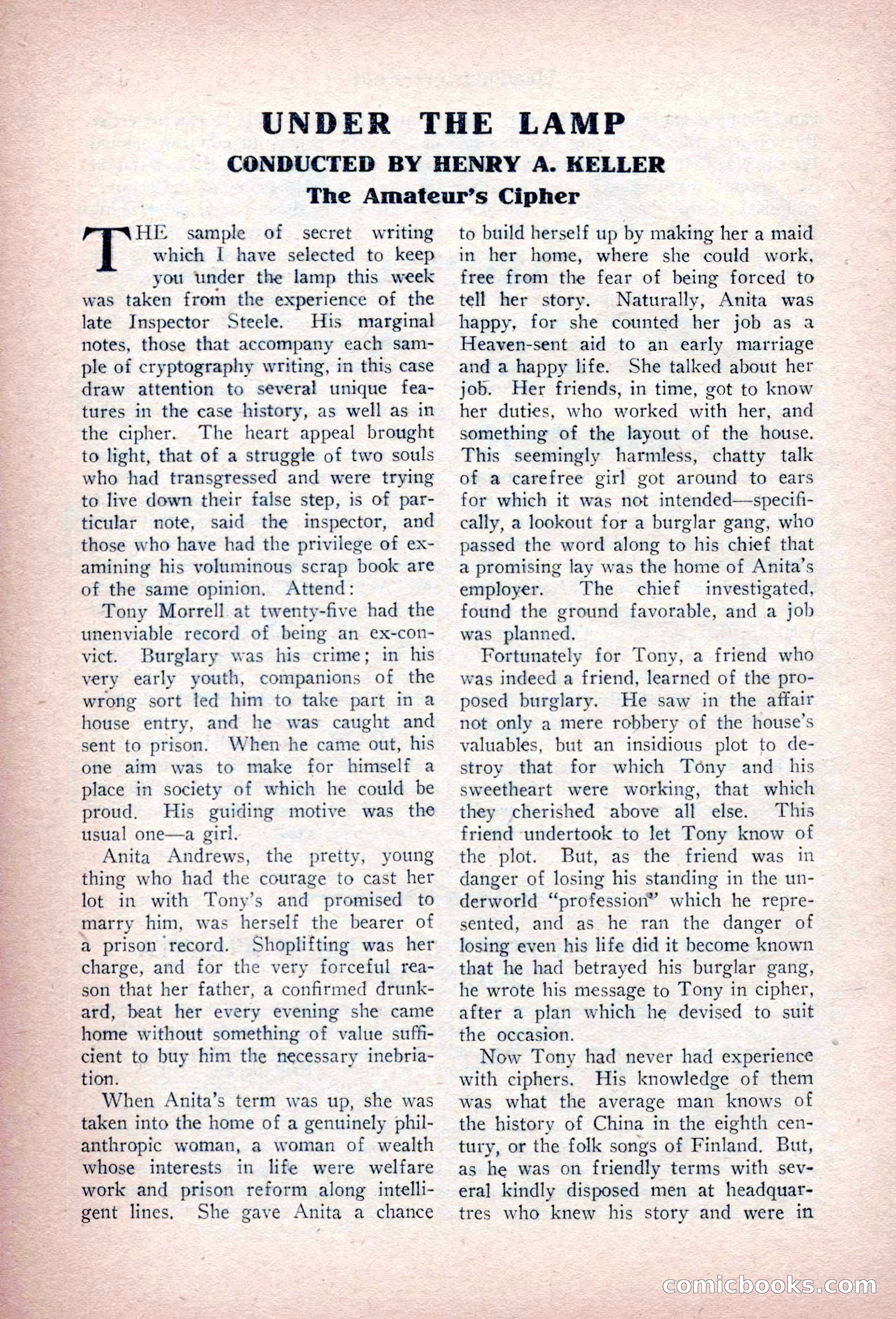 Detective Story Magazine, March 3, 1923 — page 150 of 172