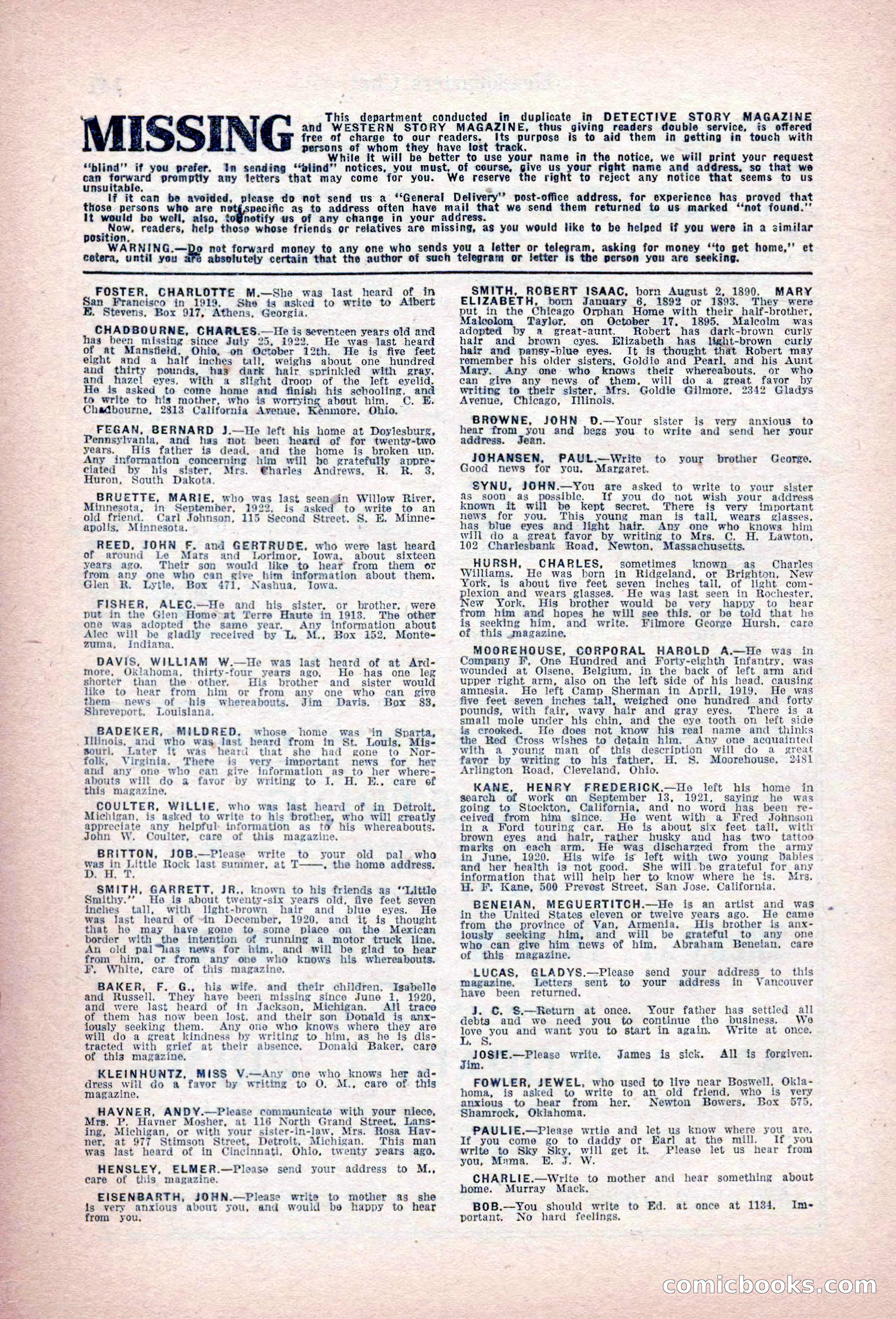Detective Story Magazine, March 3, 1923 — page 152 of 172
