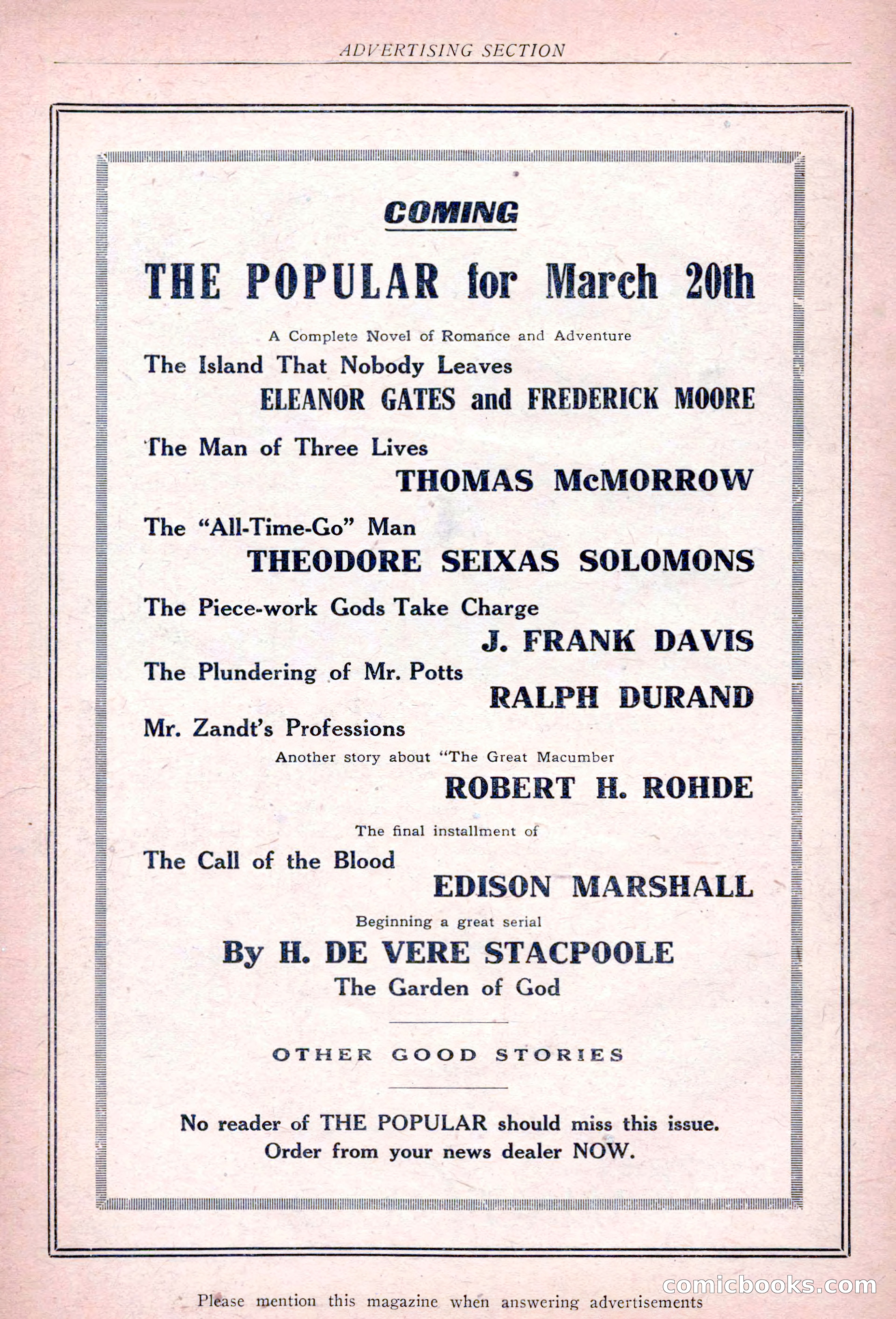Detective Story Magazine, March 3, 1923 — page 158 of 172