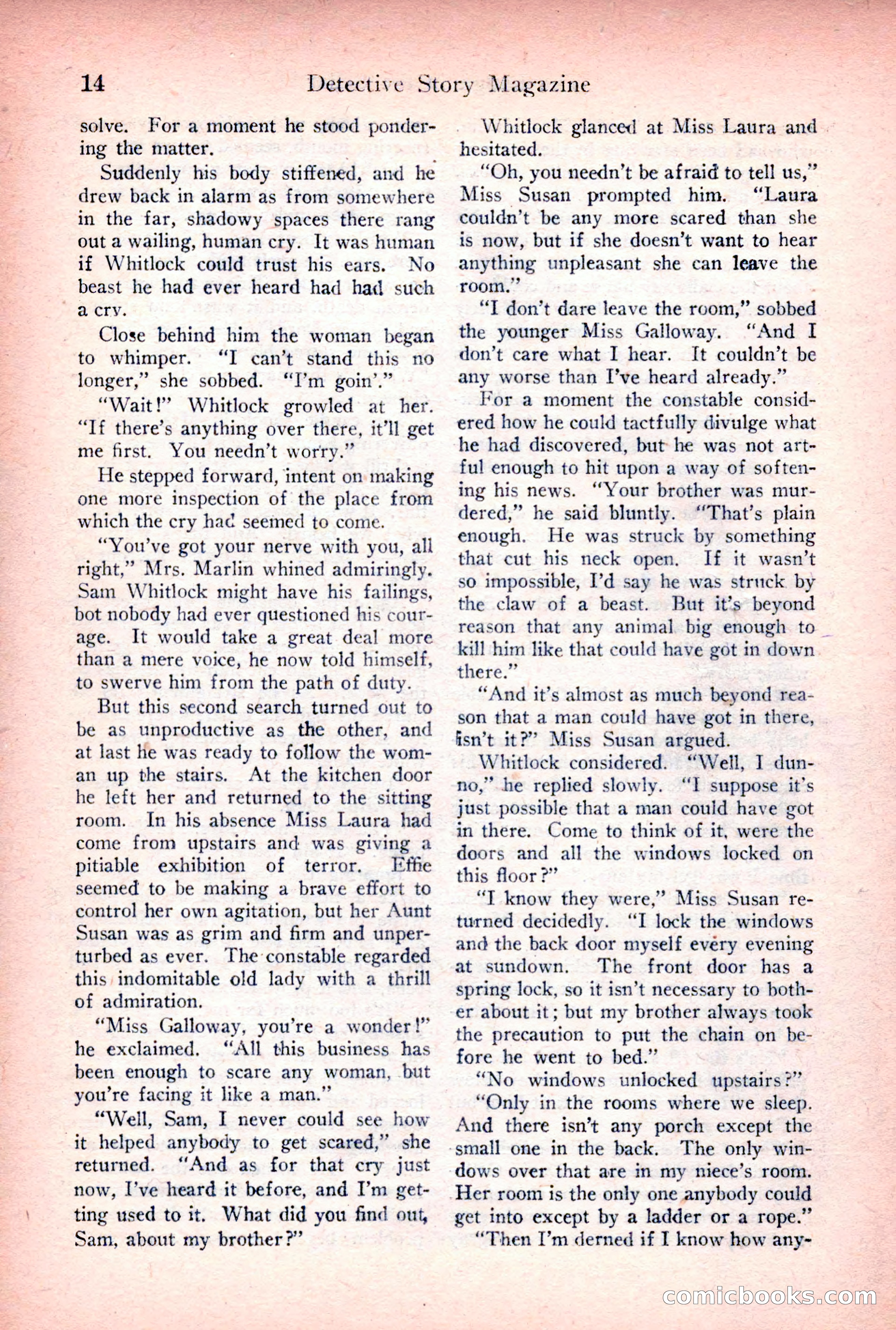 Detective Story Magazine, March 24, 1923 — page 16 of 148