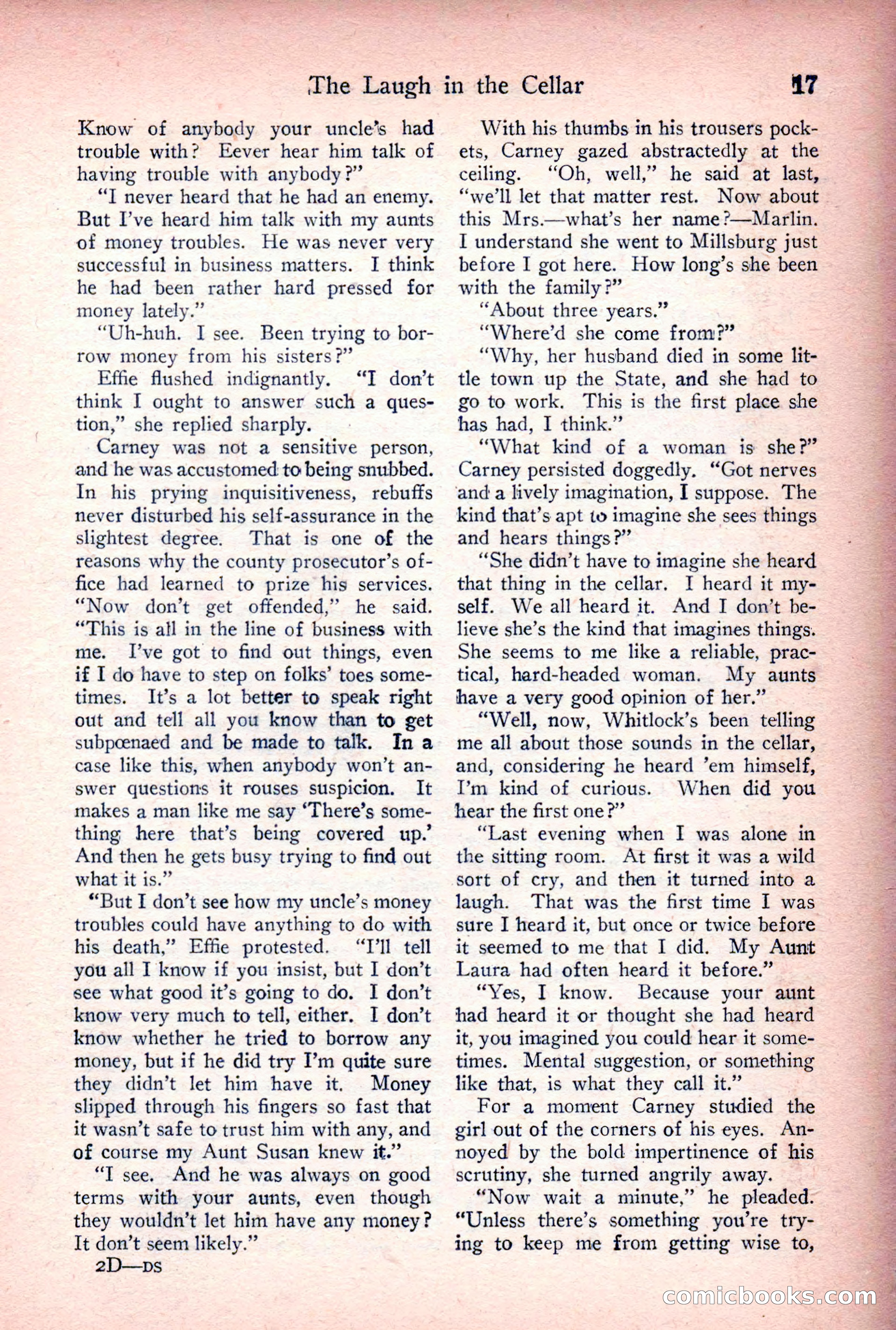 Detective Story Magazine, March 24, 1923 — page 19 of 148