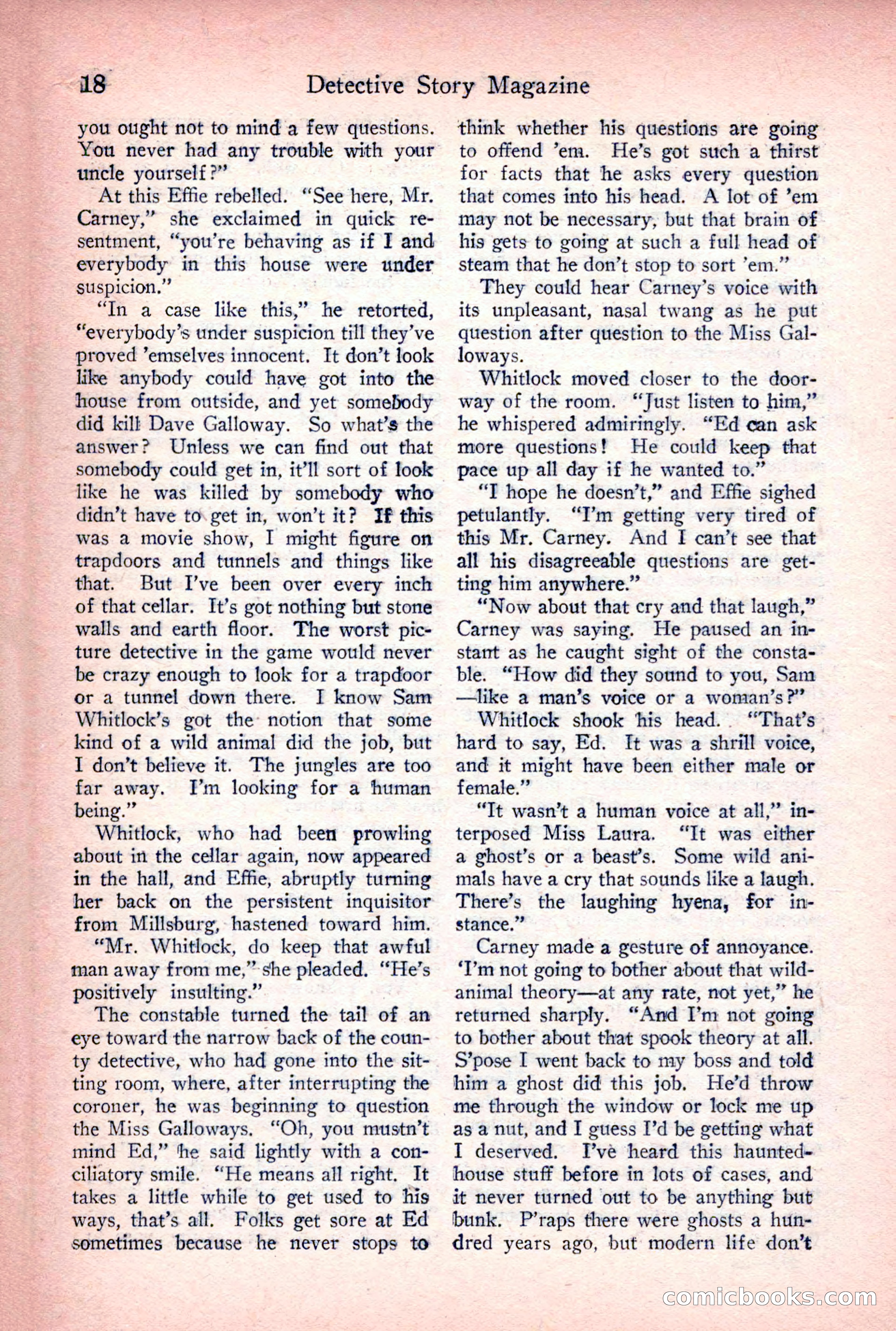 Detective Story Magazine, March 24, 1923 — page 20 of 148
