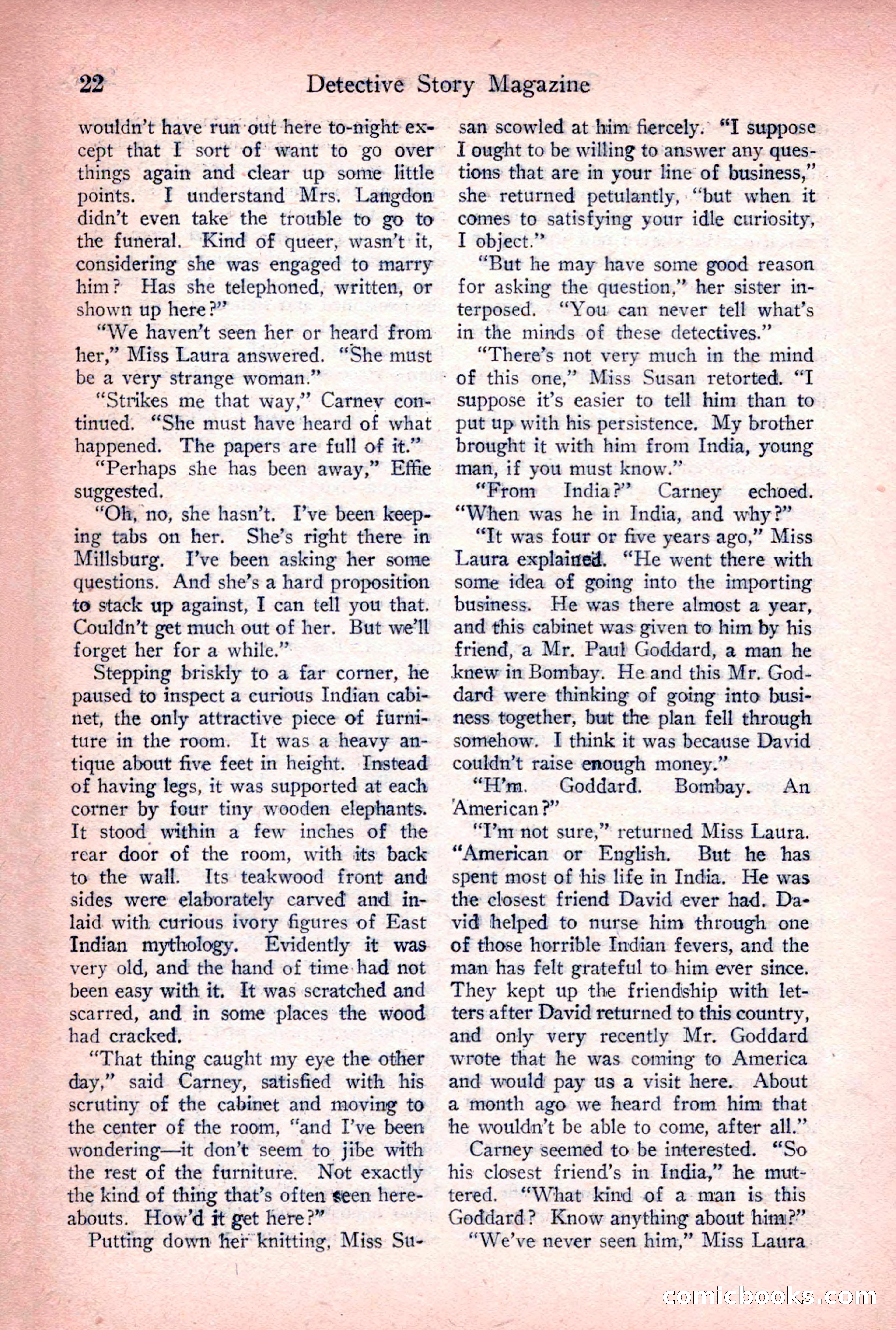 Detective Story Magazine, March 24, 1923 — page 24 of 148