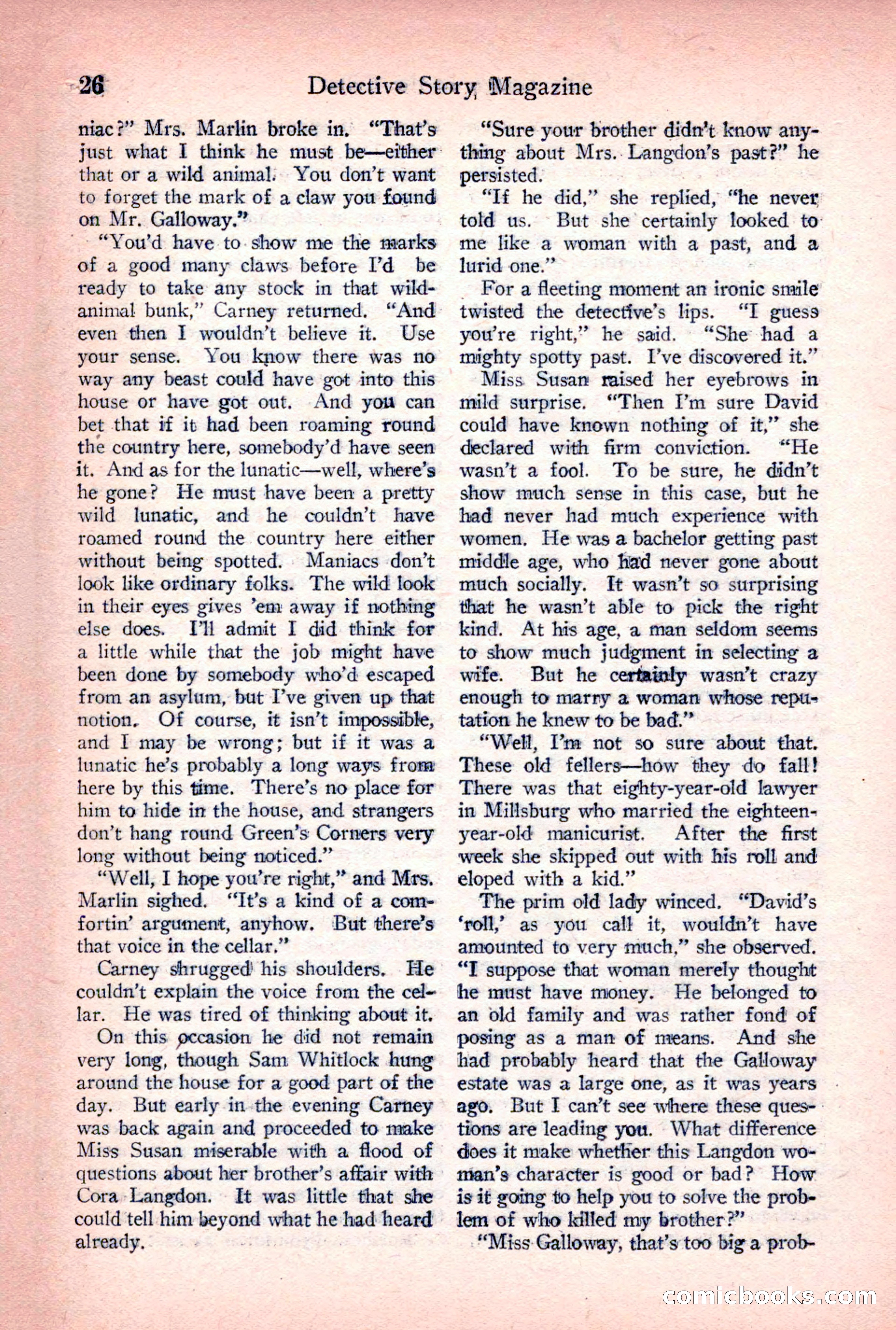 Detective Story Magazine, March 24, 1923 — page 28 of 148