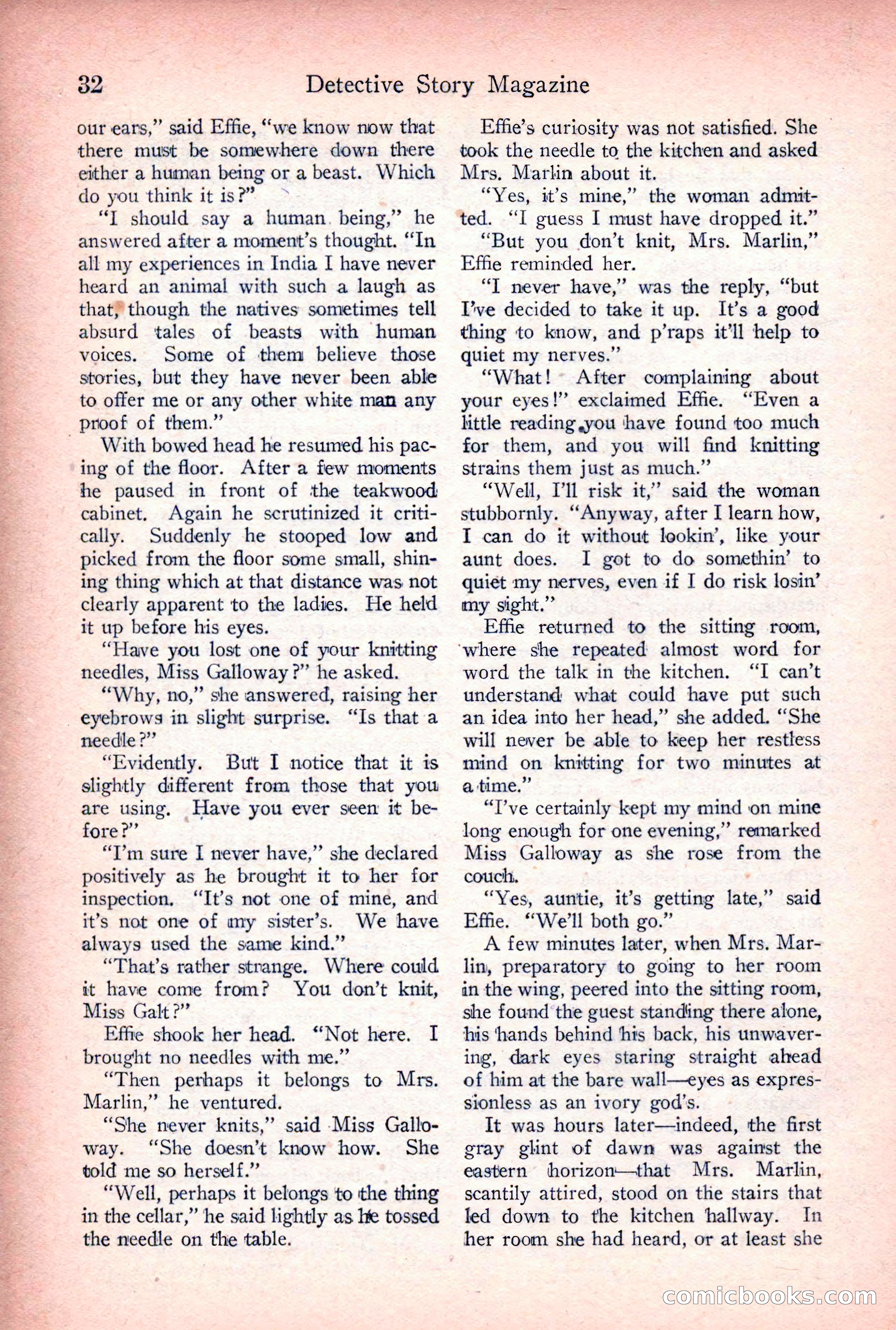 Detective Story Magazine, March 24, 1923 — page 34 of 148