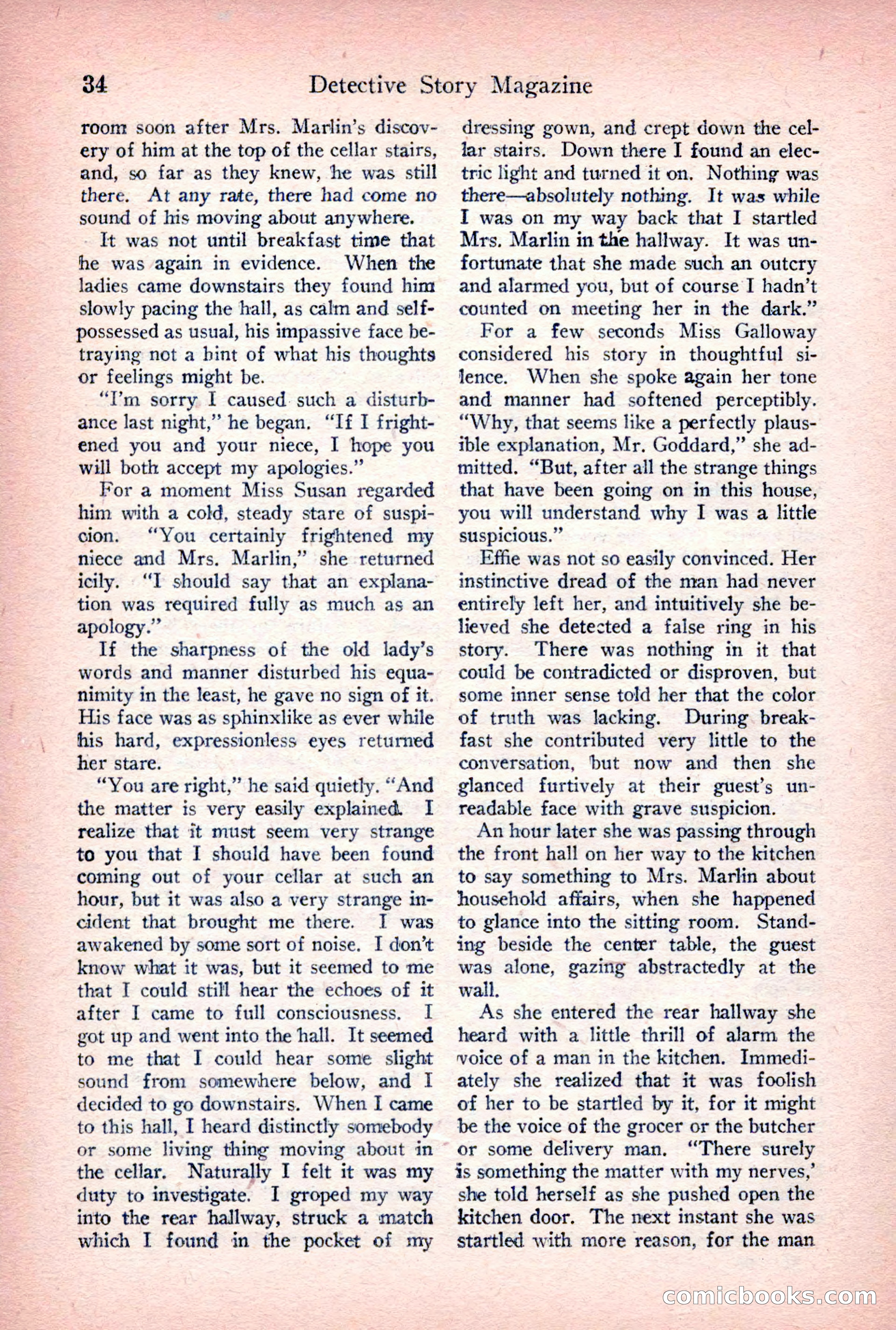 Detective Story Magazine, March 24, 1923 — page 36 of 148