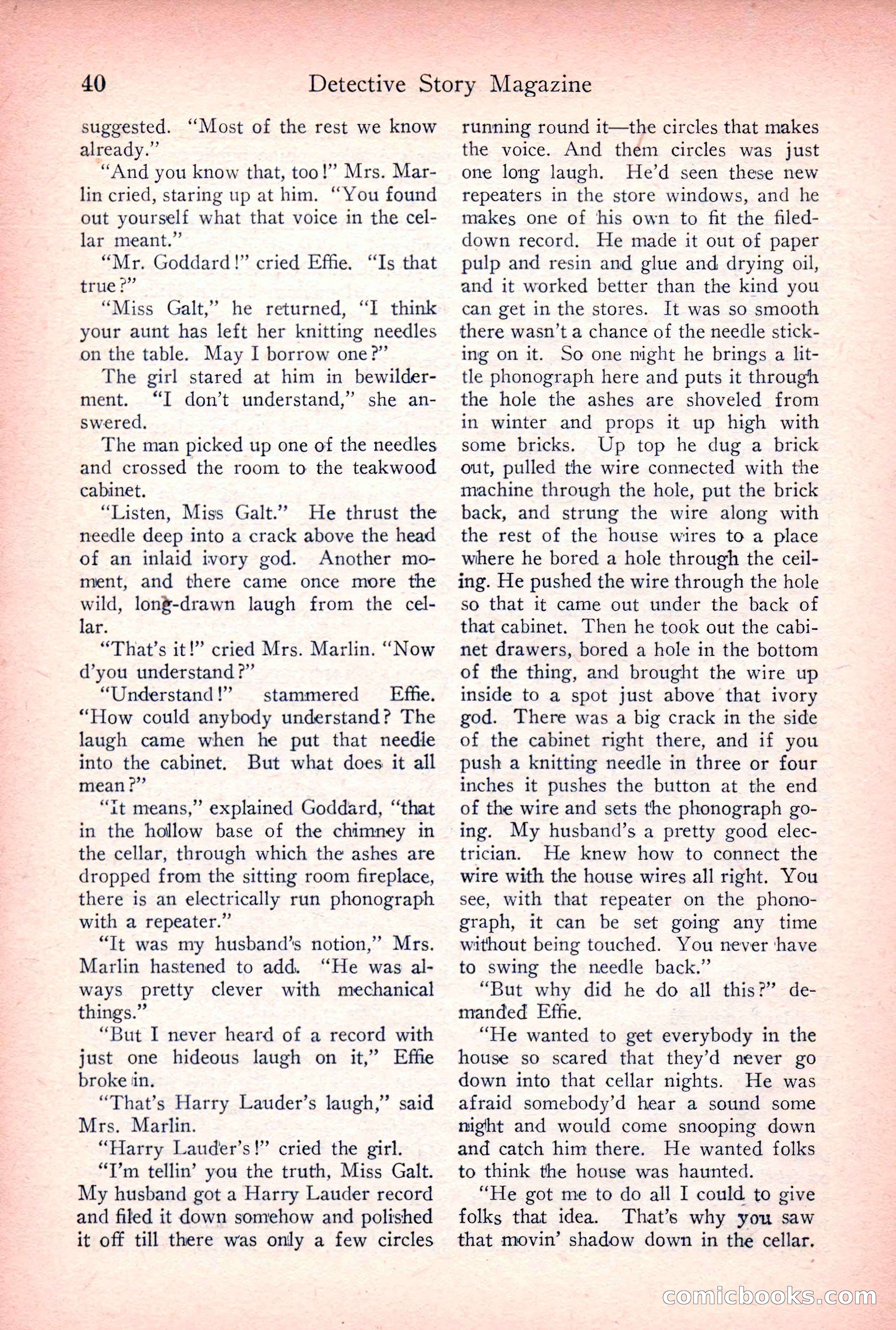 Detective Story Magazine, March 24, 1923 — page 42 of 148