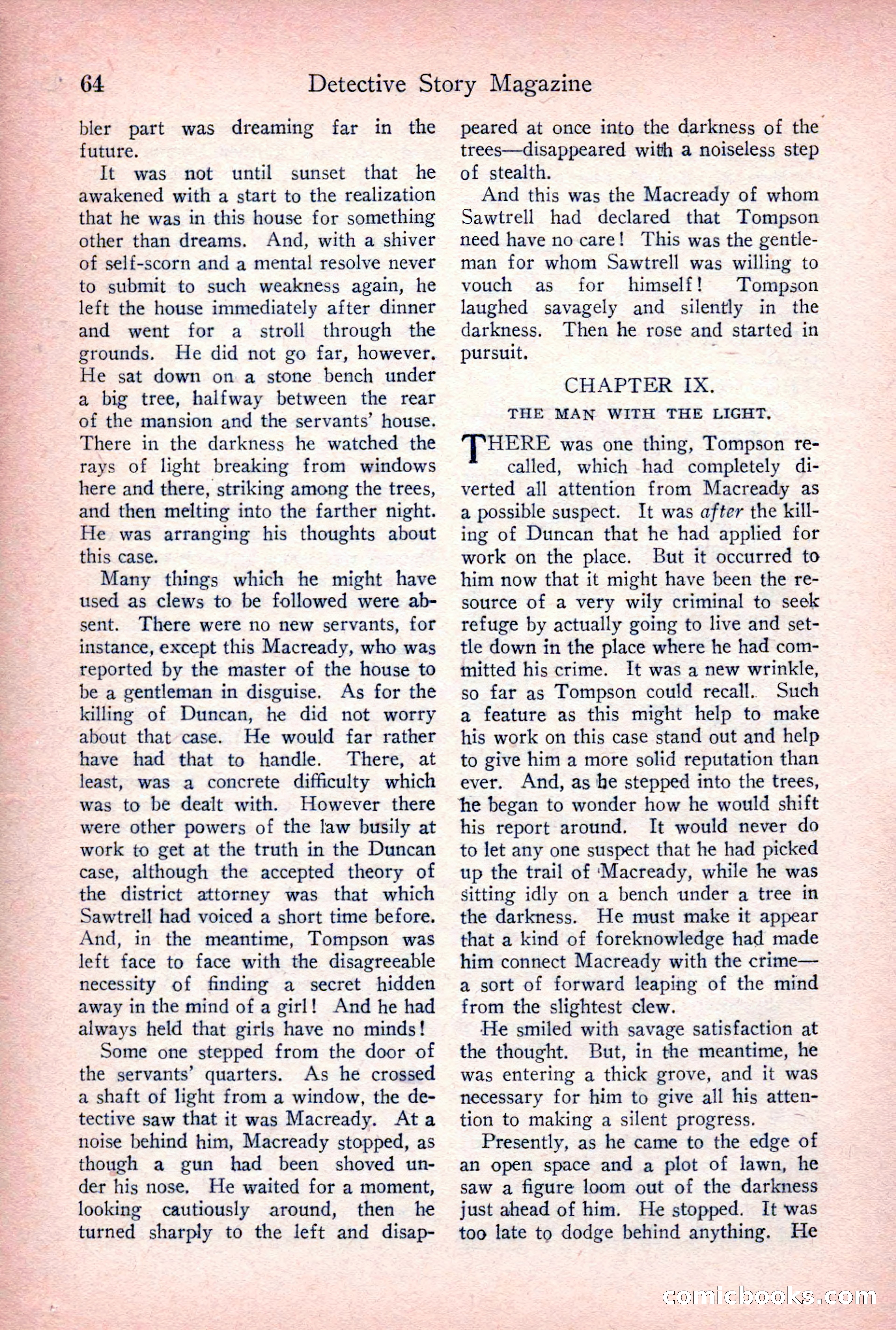 Detective Story Magazine, March 24, 1923 — page 66 of 148