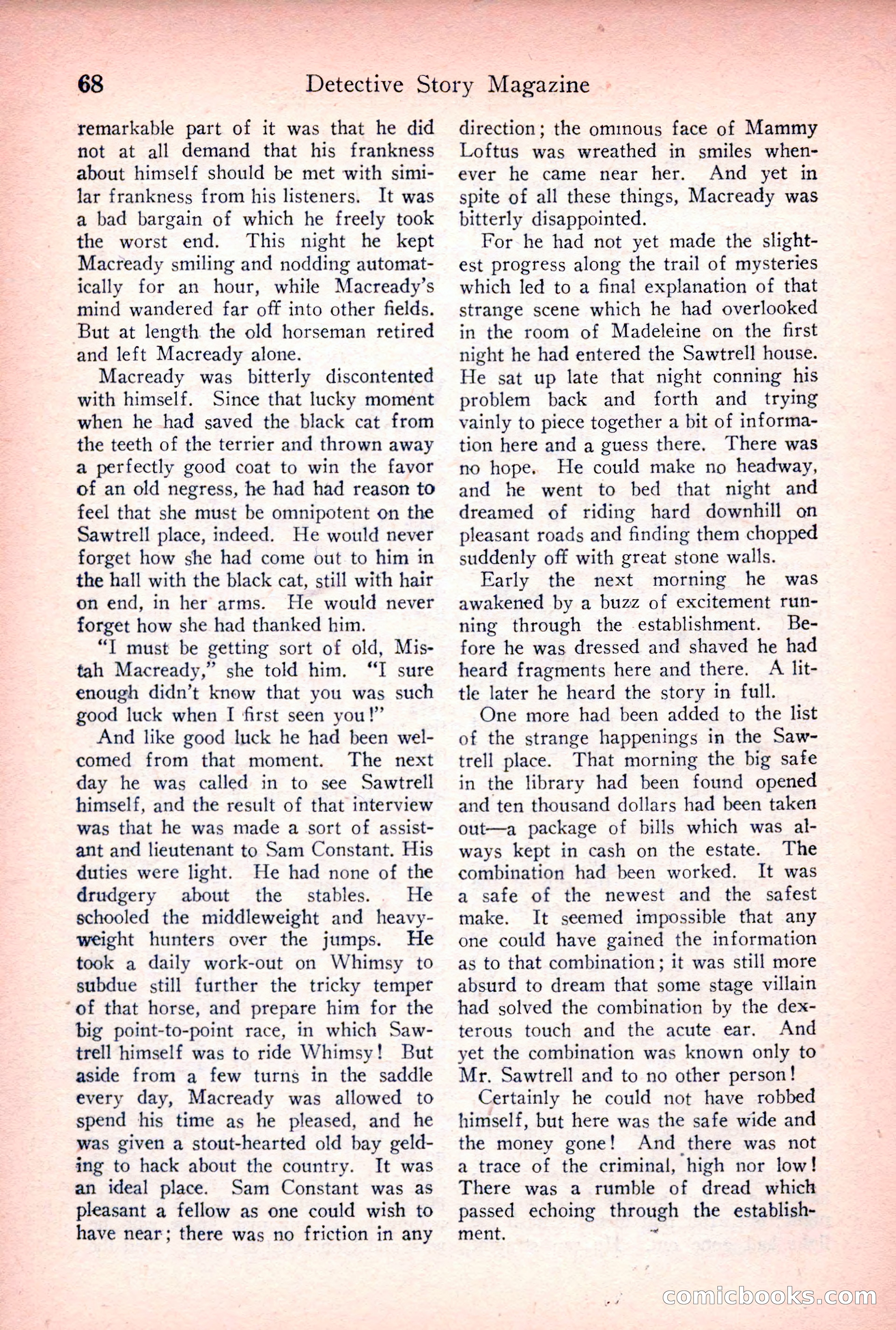 Detective Story Magazine, March 24, 1923 — page 70 of 148