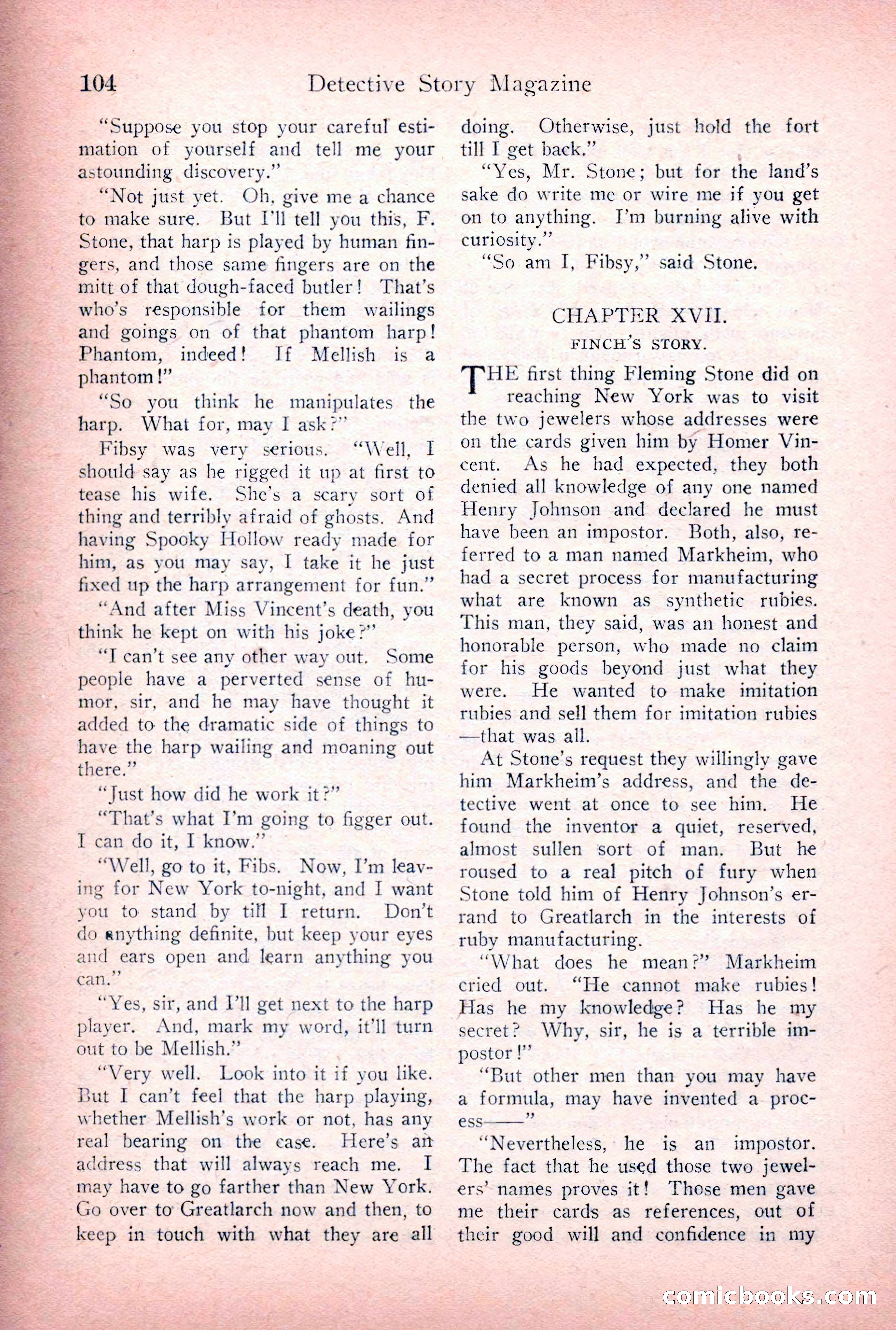 Detective Story Magazine, March 24, 1923 — page 106 of 148