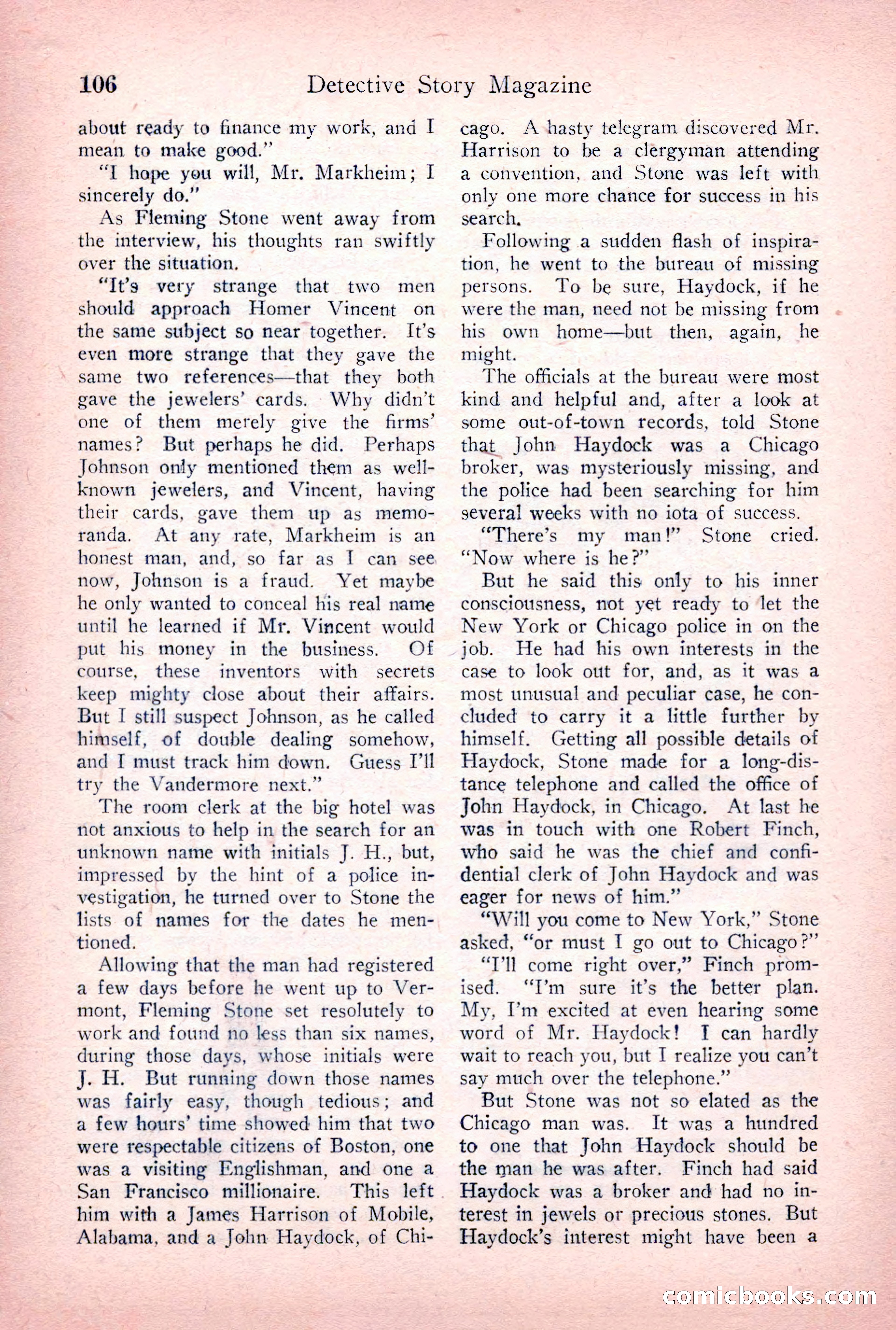 Detective Story Magazine, March 24, 1923 — page 108 of 148