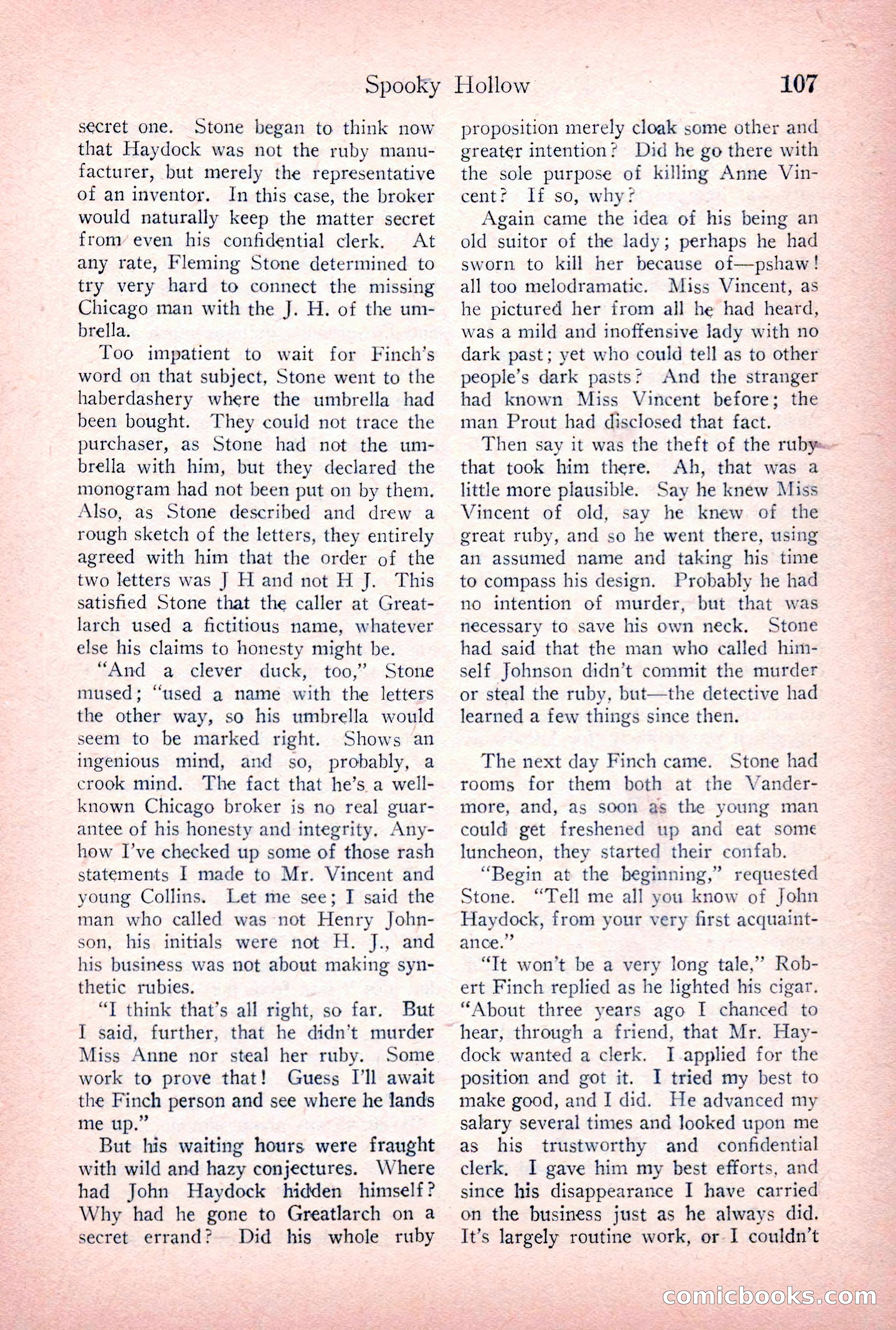 Detective Story Magazine, March 24, 1923 — page 109 of 148