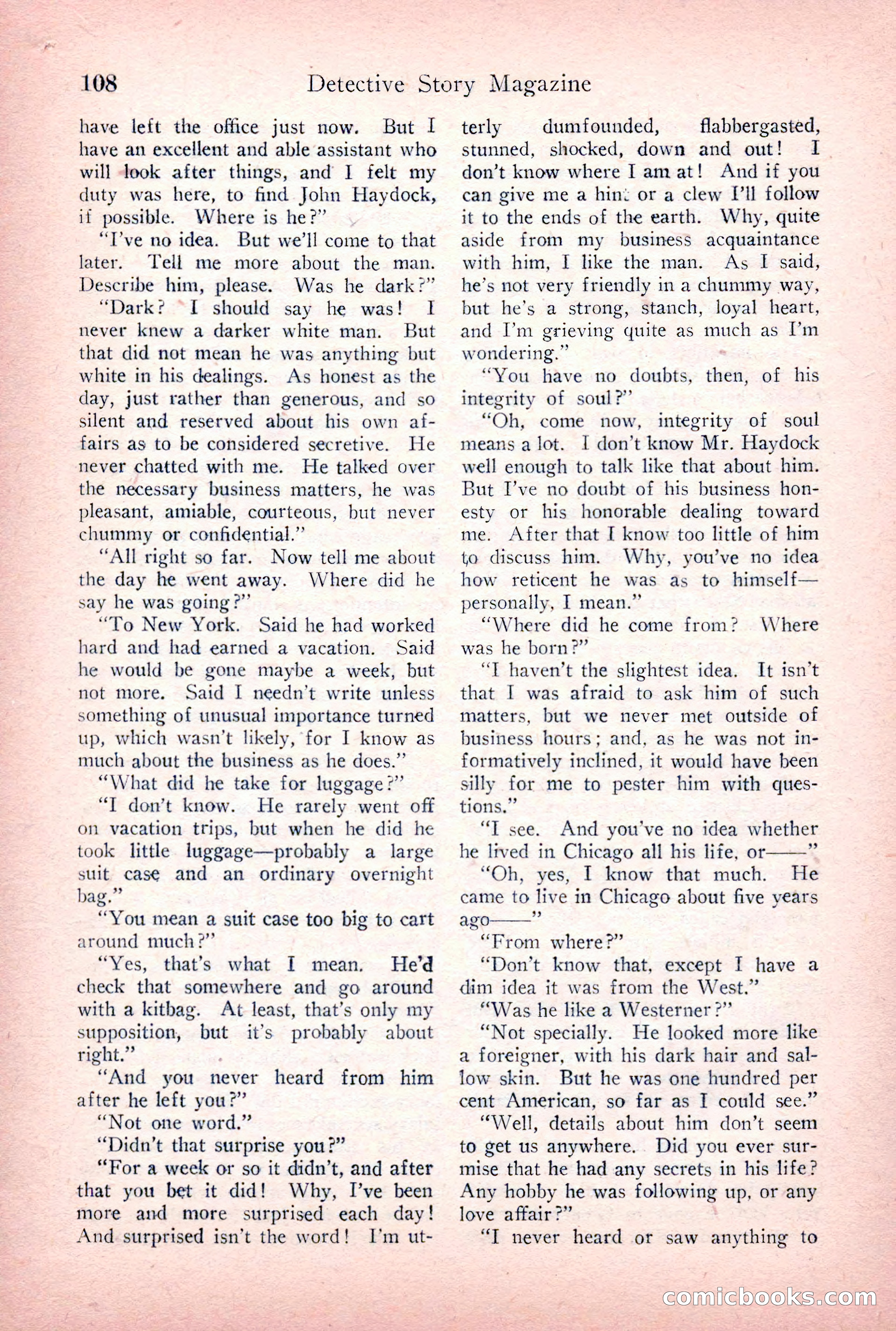 Detective Story Magazine, March 24, 1923 — page 110 of 148