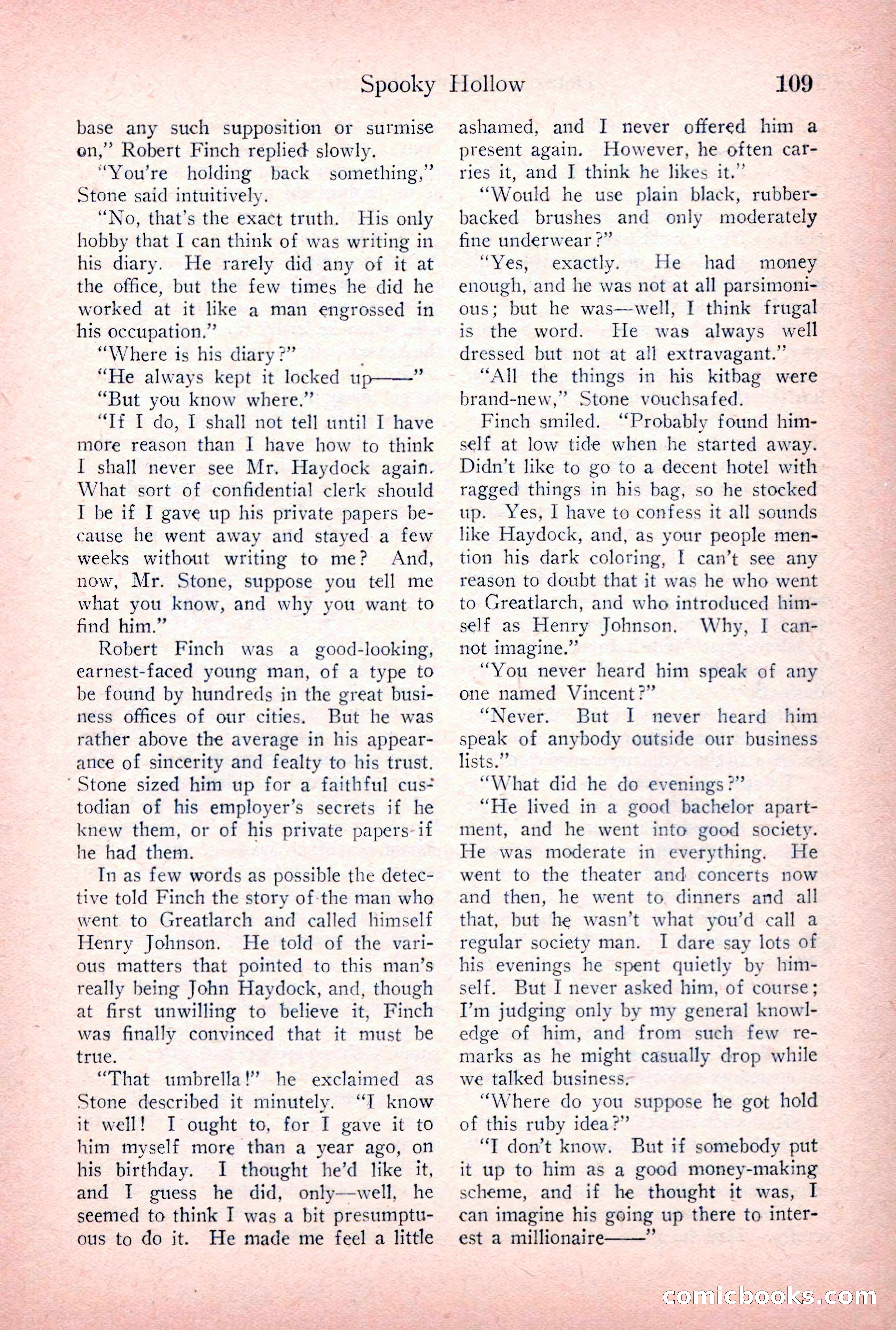 Detective Story Magazine, March 24, 1923 — page 111 of 148