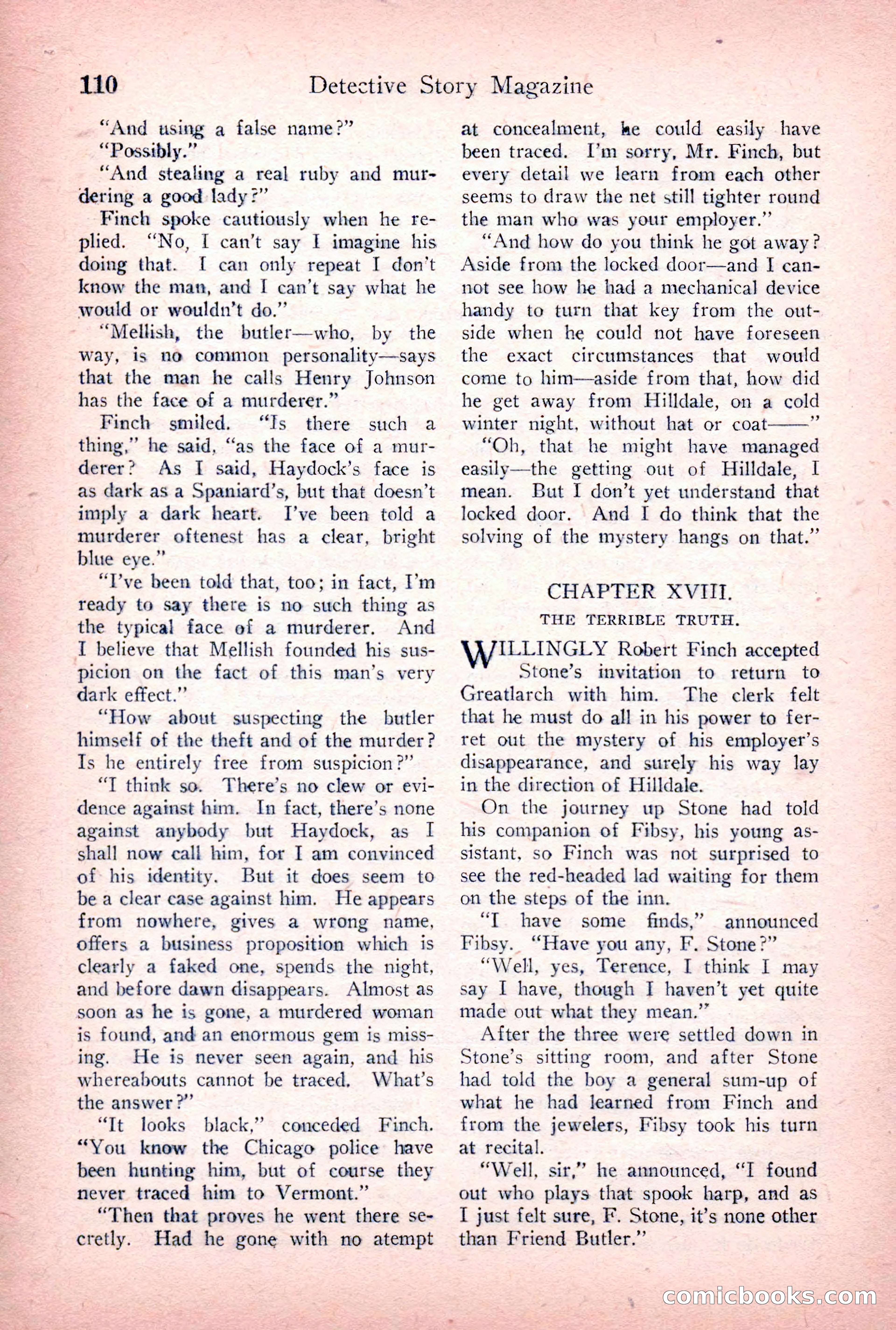 Detective Story Magazine, March 24, 1923 — page 112 of 148