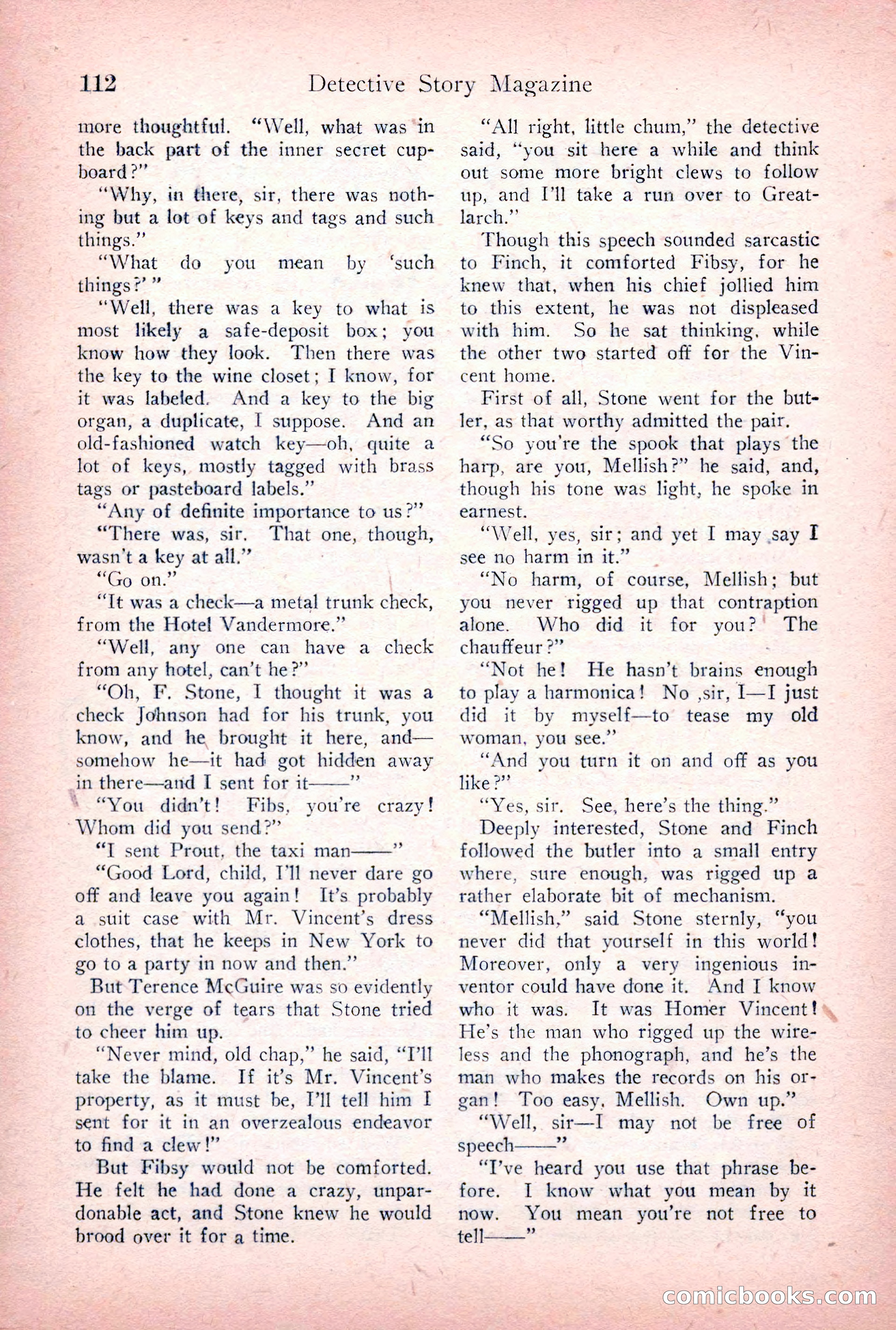 Detective Story Magazine, March 24, 1923 — page 114 of 148