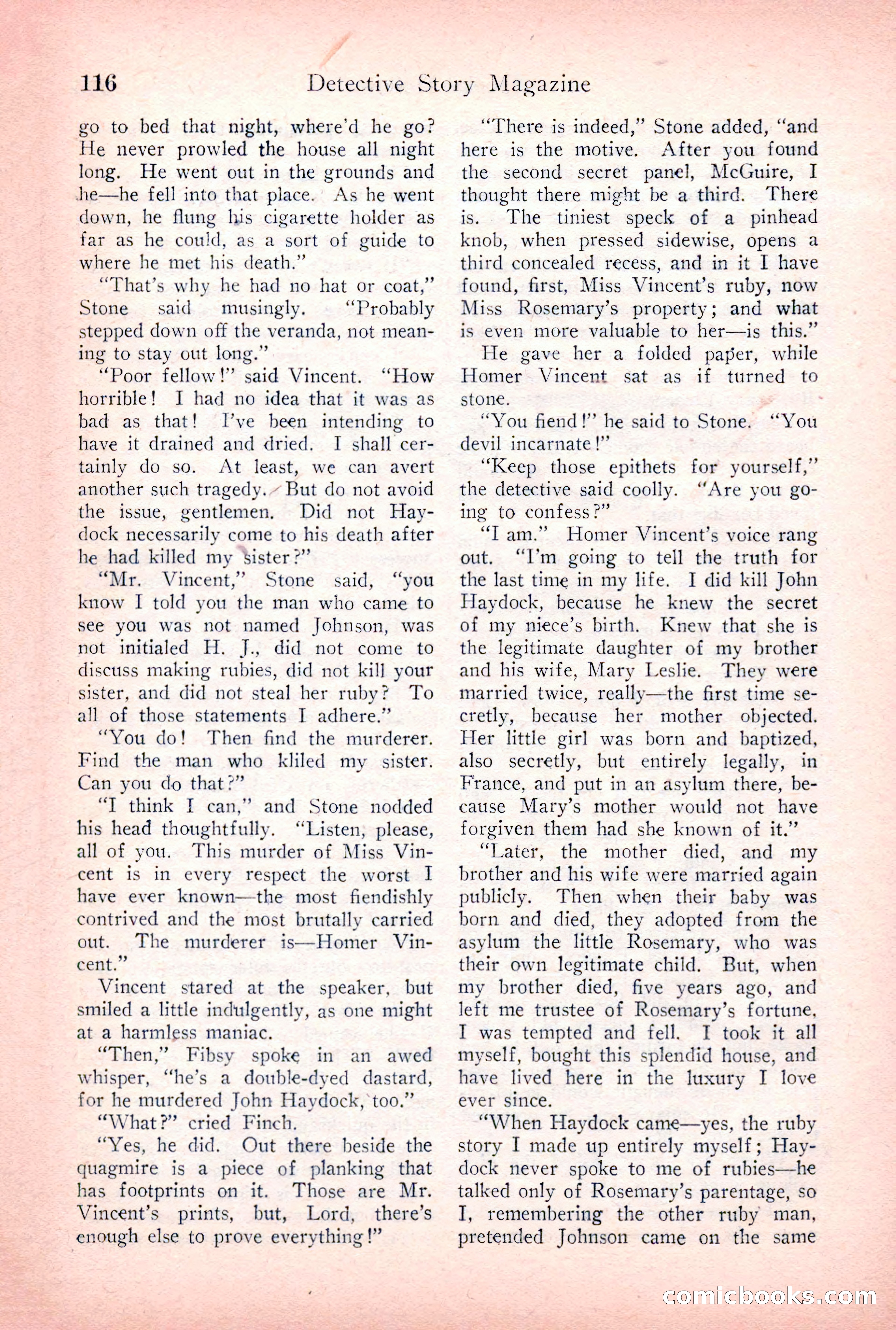 Detective Story Magazine, March 24, 1923 — page 118 of 148