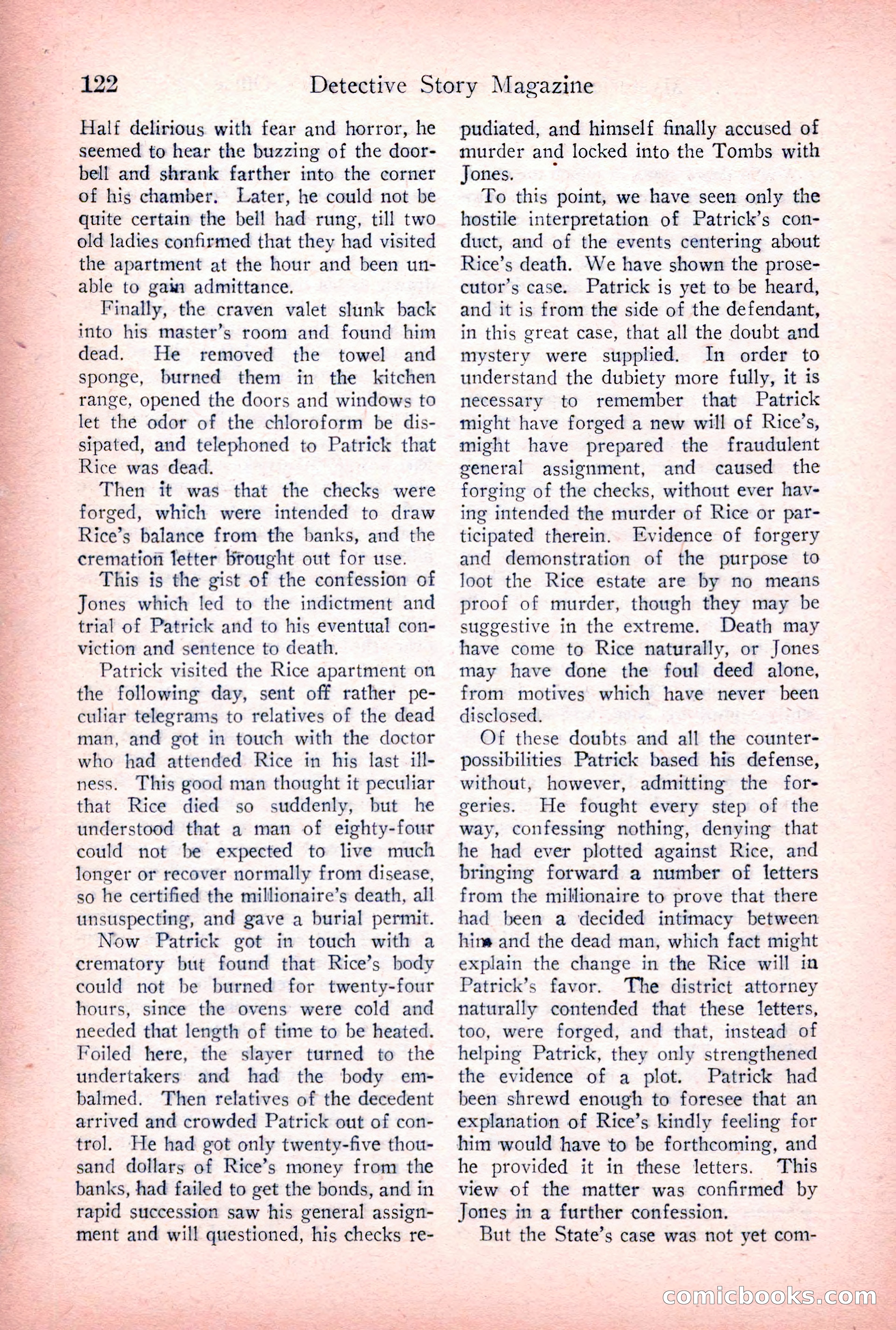 Detective Story Magazine, March 24, 1923 — page 124 of 148