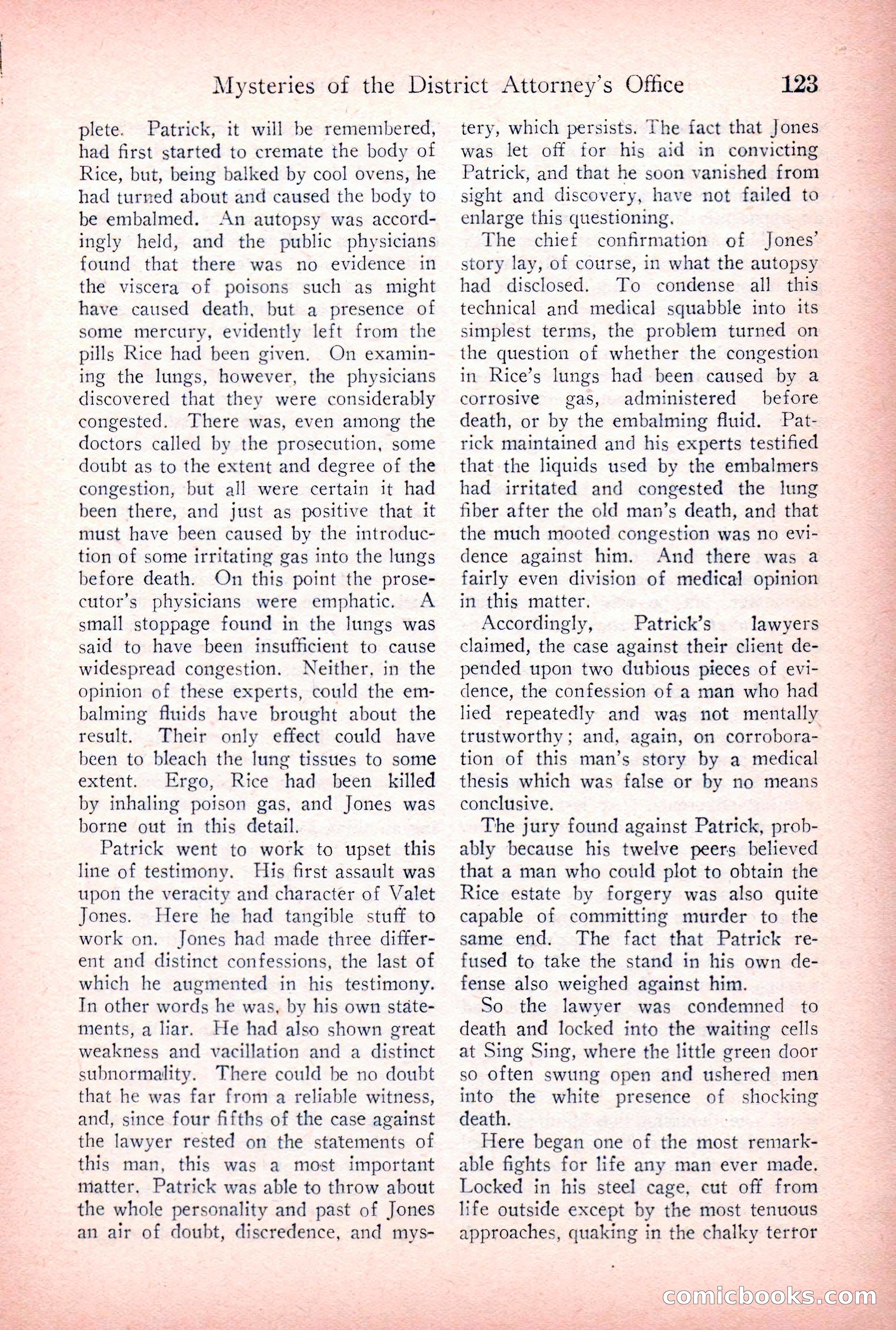 Detective Story Magazine, March 24, 1923 — page 125 of 148