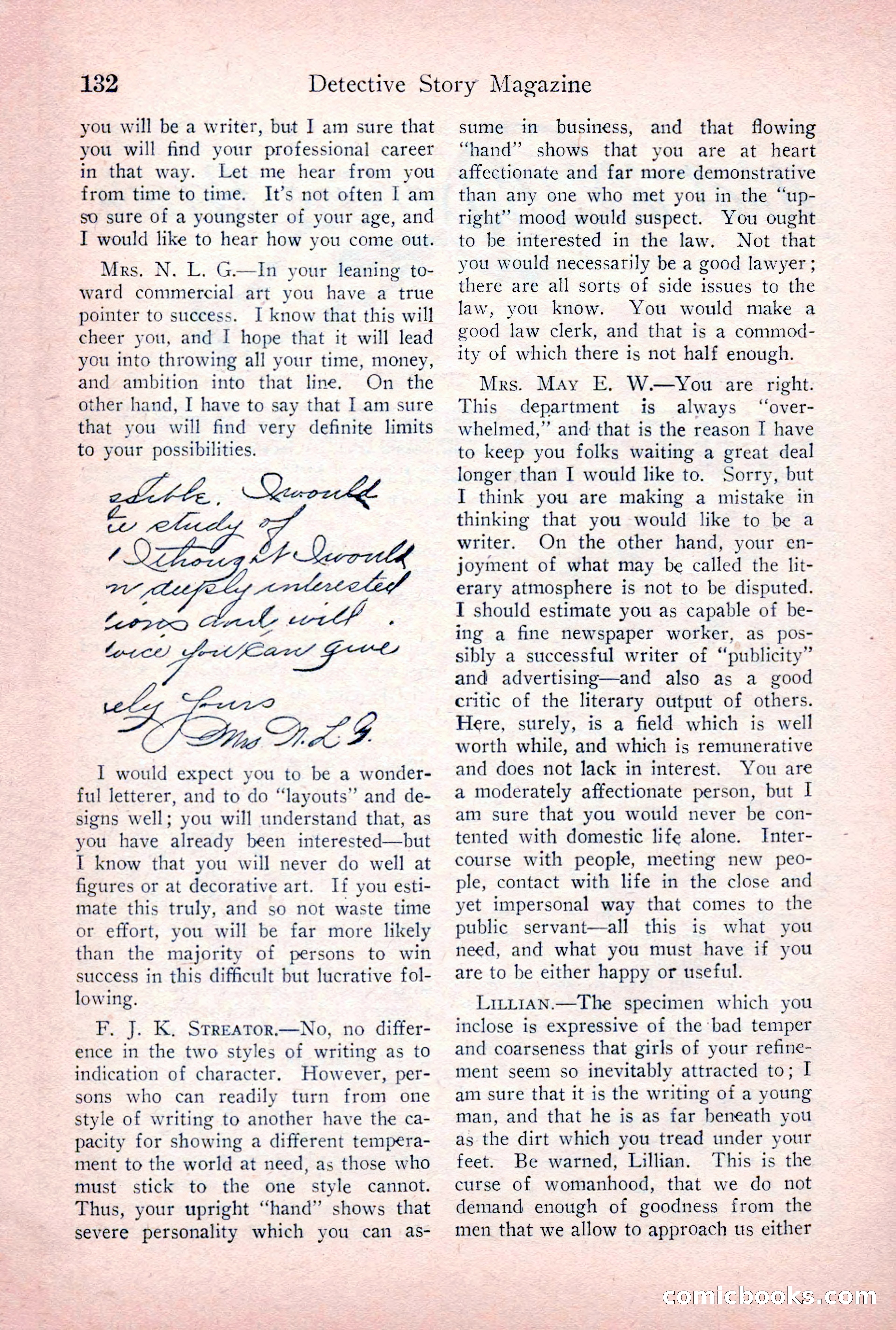 Detective Story Magazine, March 24, 1923 — page 134 of 148