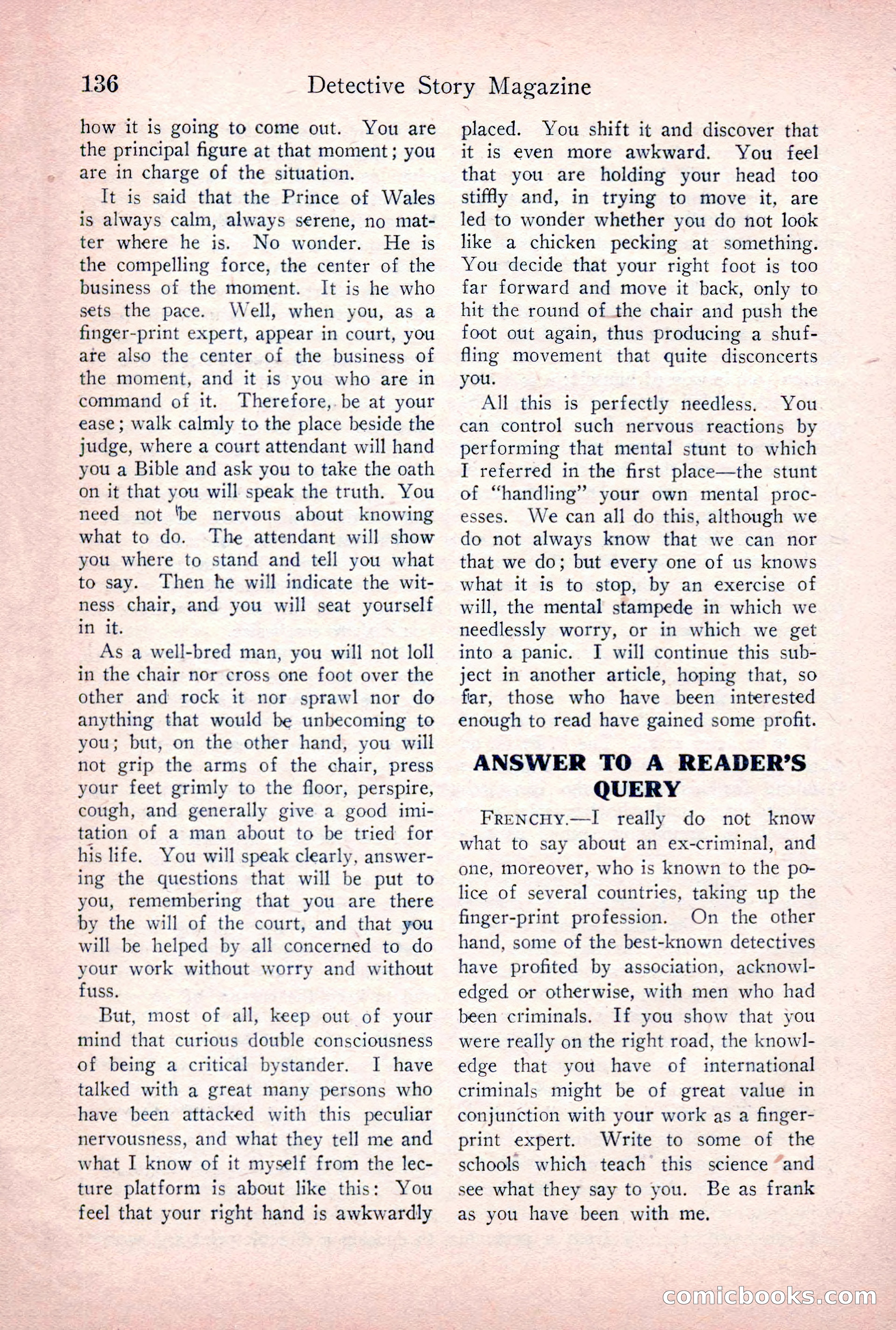 Detective Story Magazine, March 24, 1923 — page 138 of 148