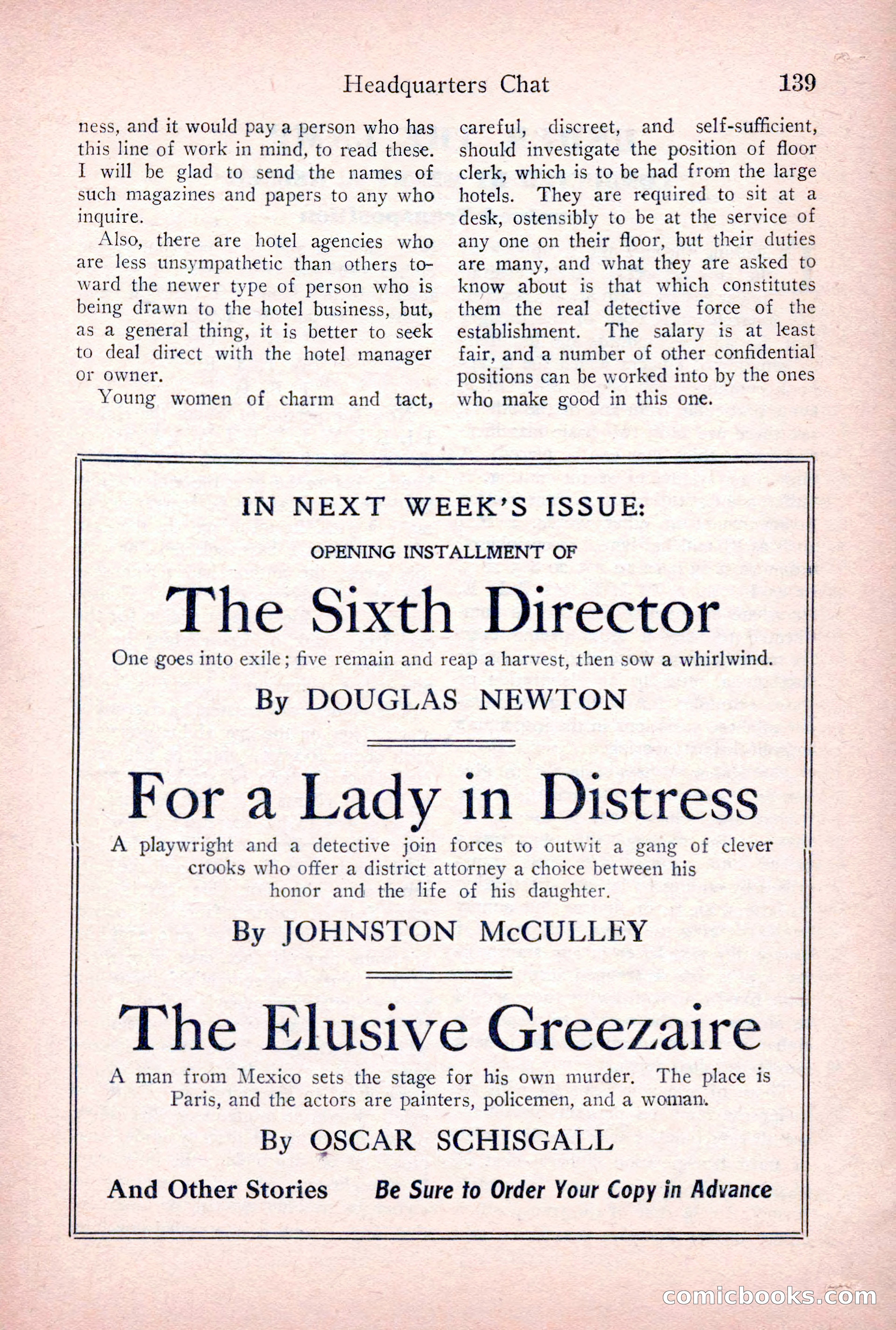 Detective Story Magazine, March 24, 1923 — page 141 of 148