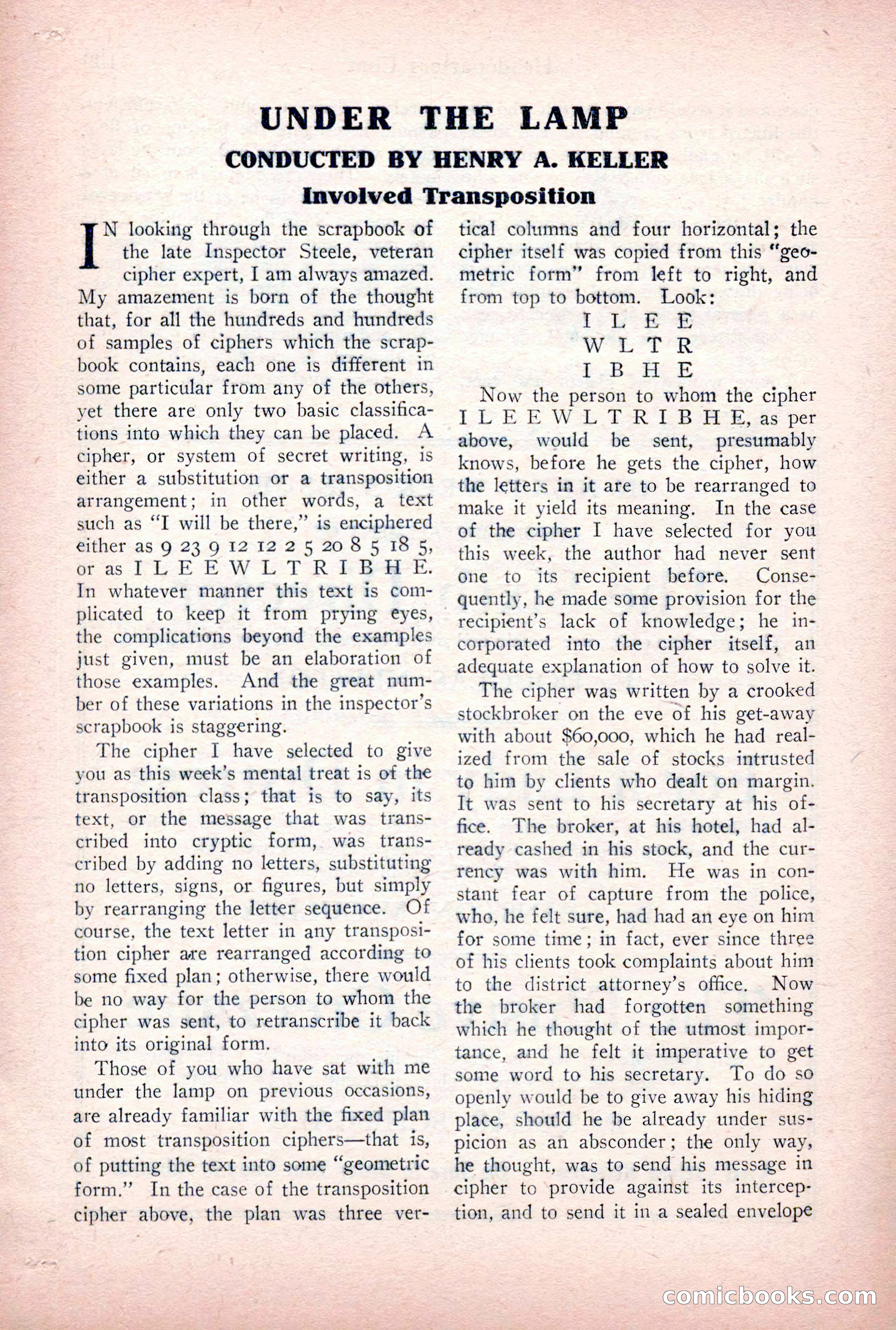 Detective Story Magazine, March 24, 1923 — page 142 of 148