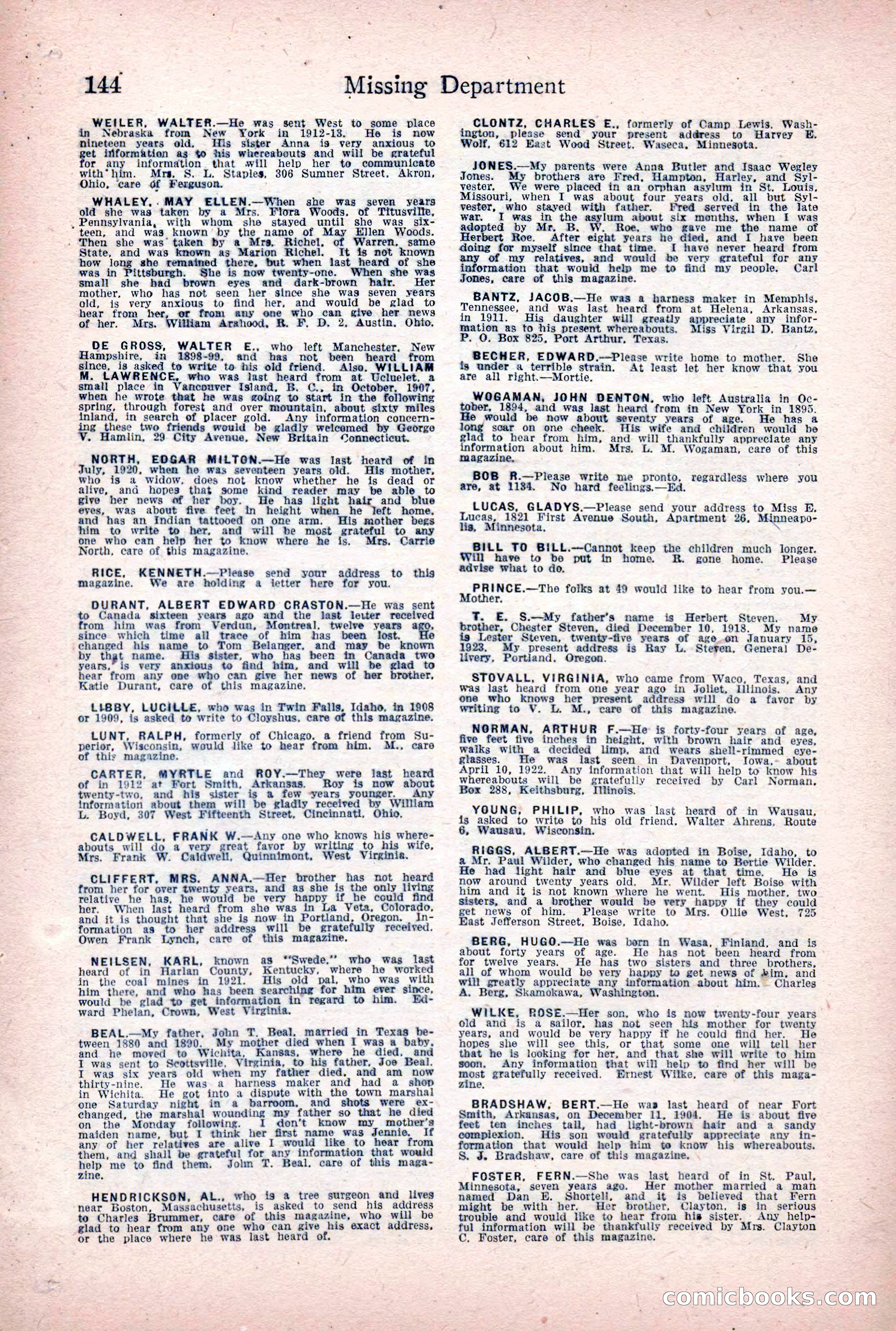 Detective Story Magazine, March 24, 1923 — page 146 of 148