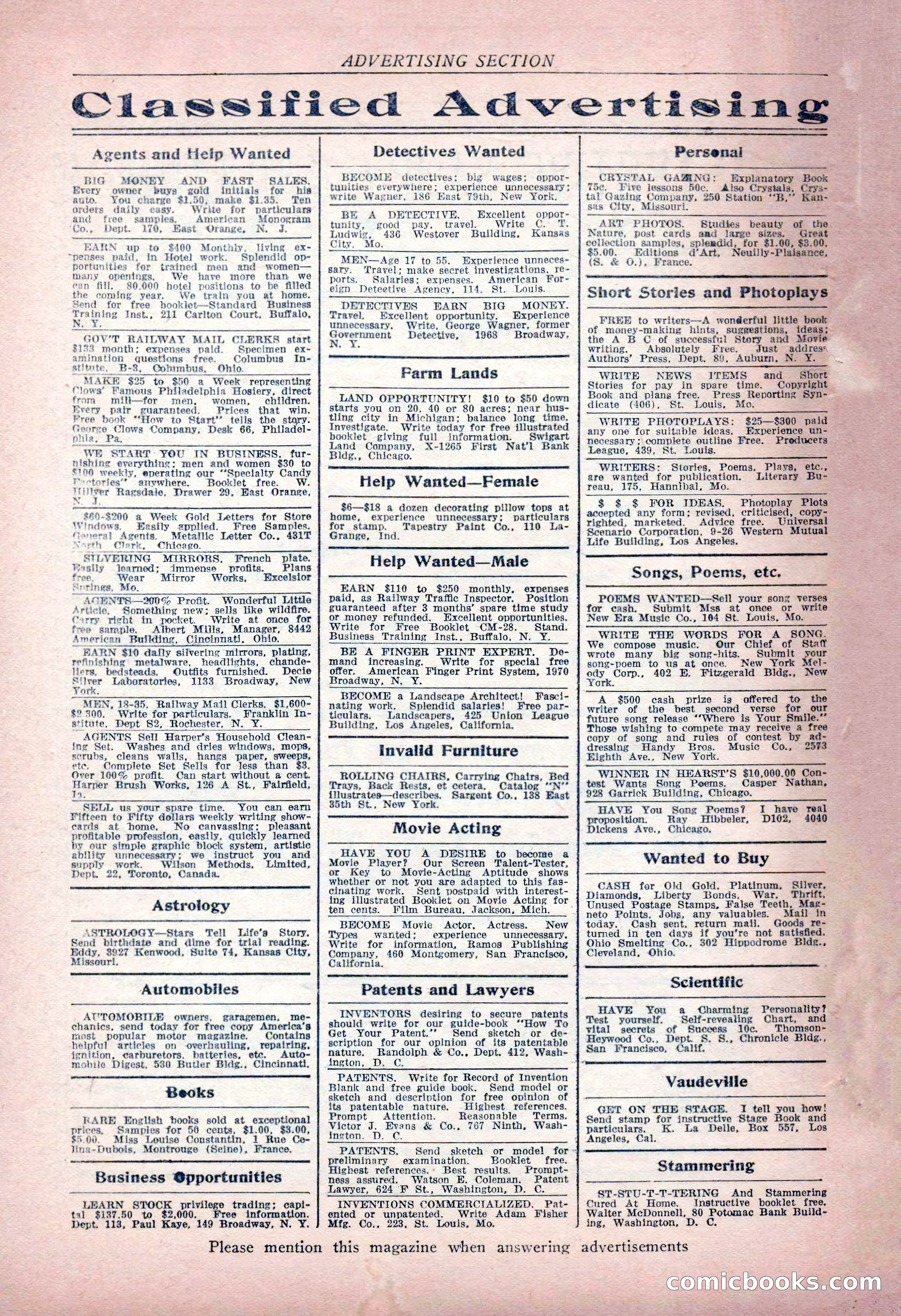 Detective Story Magazine, June 9, 1923 — page 4 of 148