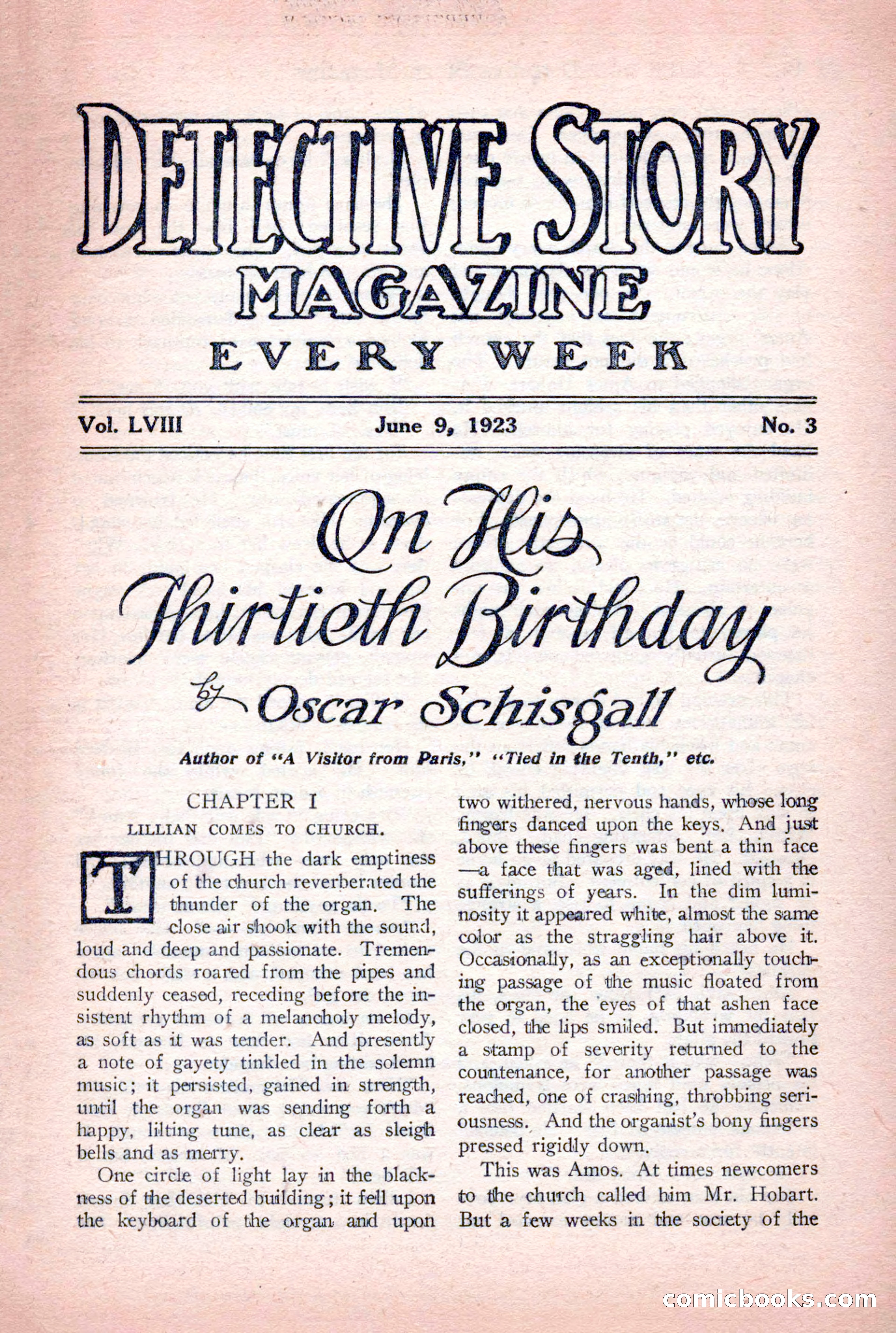 Detective Story Magazine, June 9, 1923 — page 5 of 148