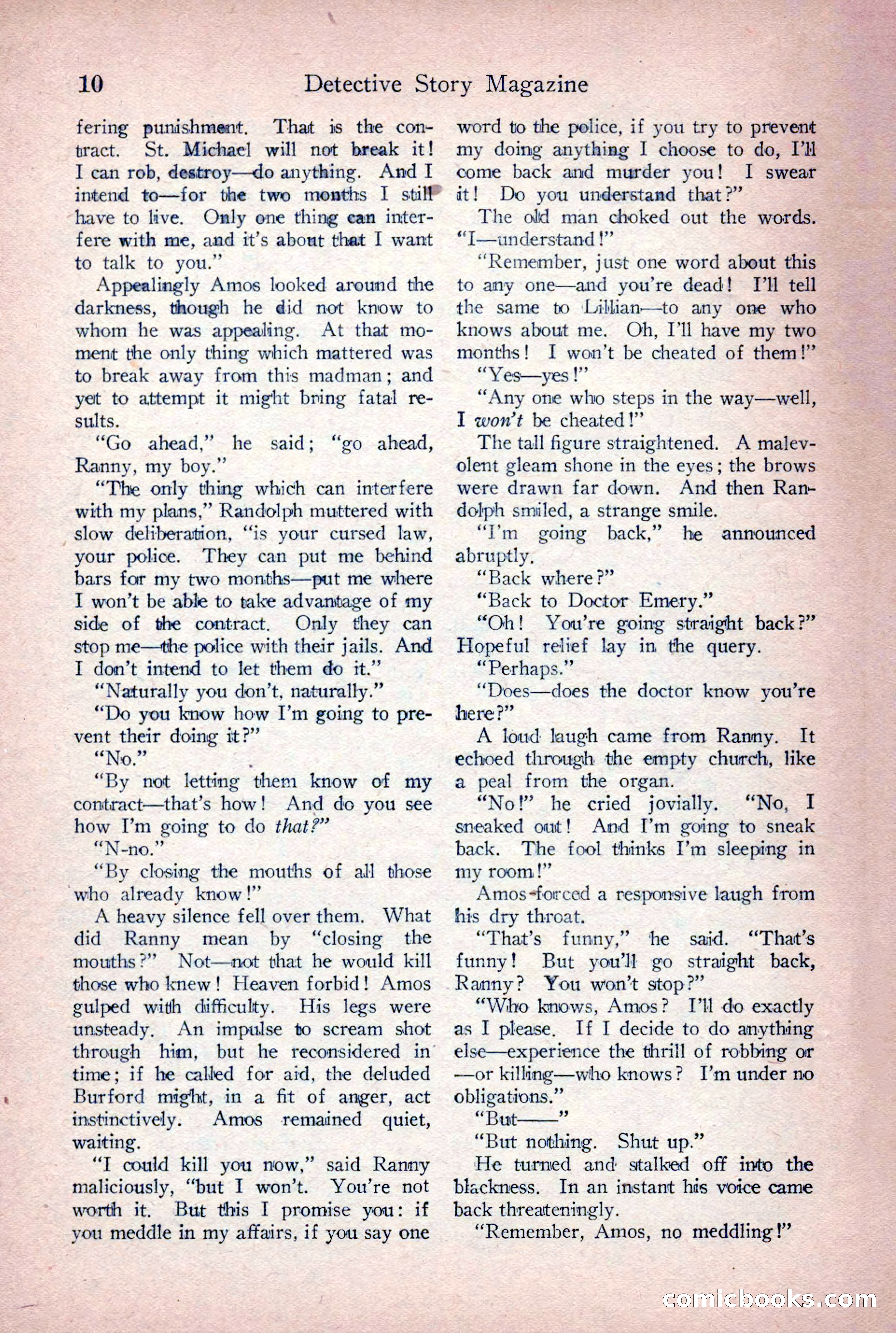 Detective Story Magazine, June 9, 1923 — page 12 of 148